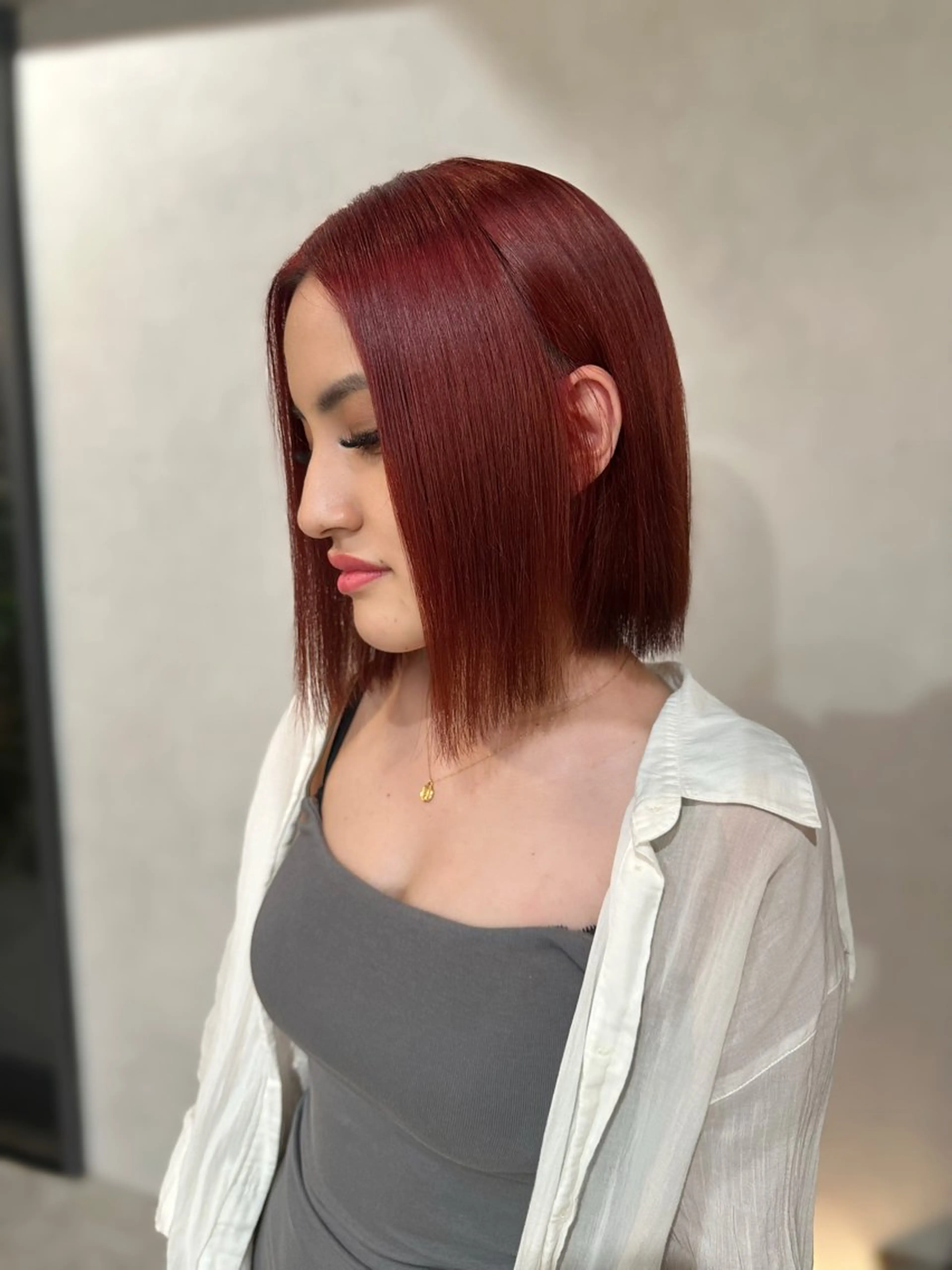 カラー ブリーチ ブリーチなしカラー 上野/韓国hair 🤍MOEKA🤍のヘアスタイル