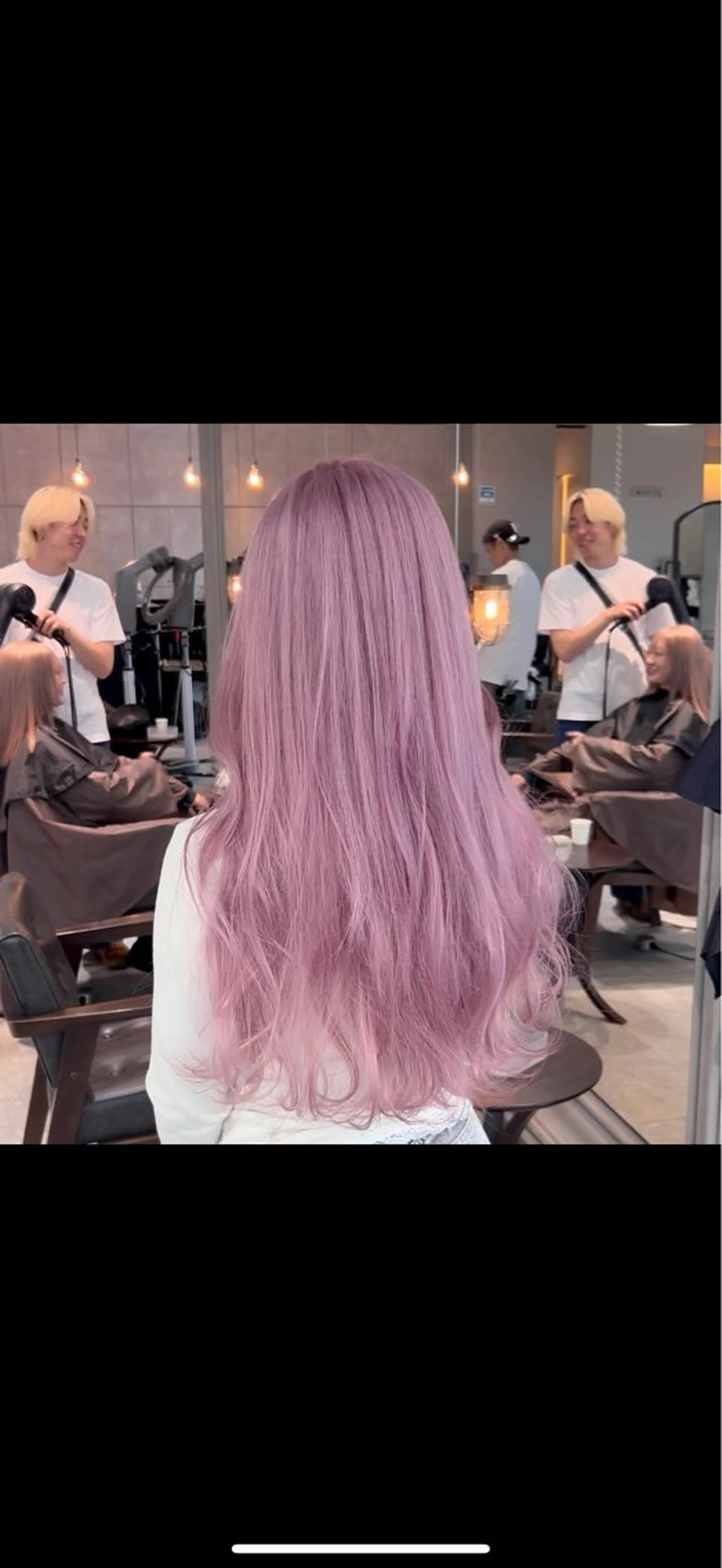 ロング カラー カット ヘアカラー トリートメント ヘアセット 🧸ブリーチ特化/前 髪/しょうじりか🎀のヘアスタイル