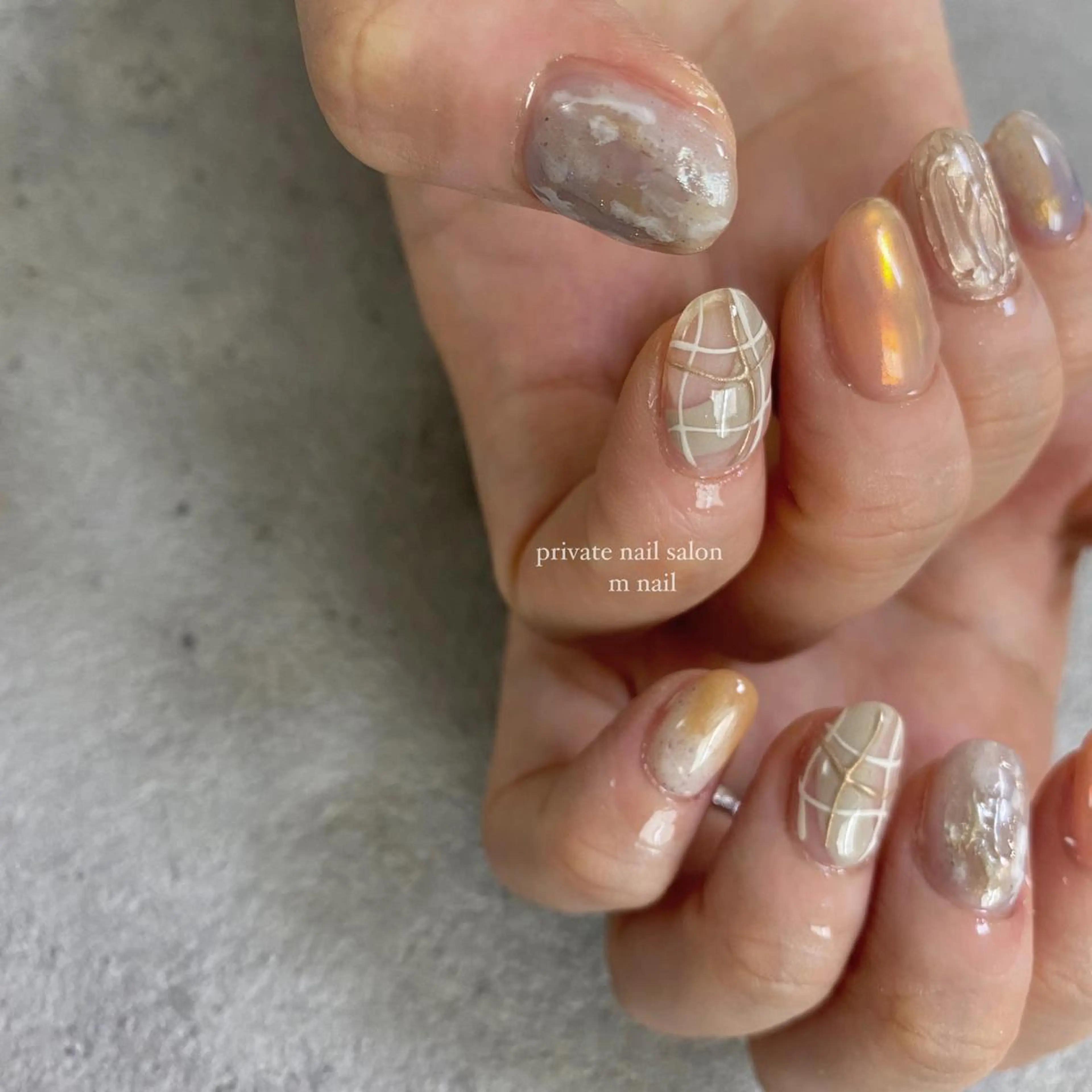 ネイル ハンドネイル 小河原 舞のネイルデザイン