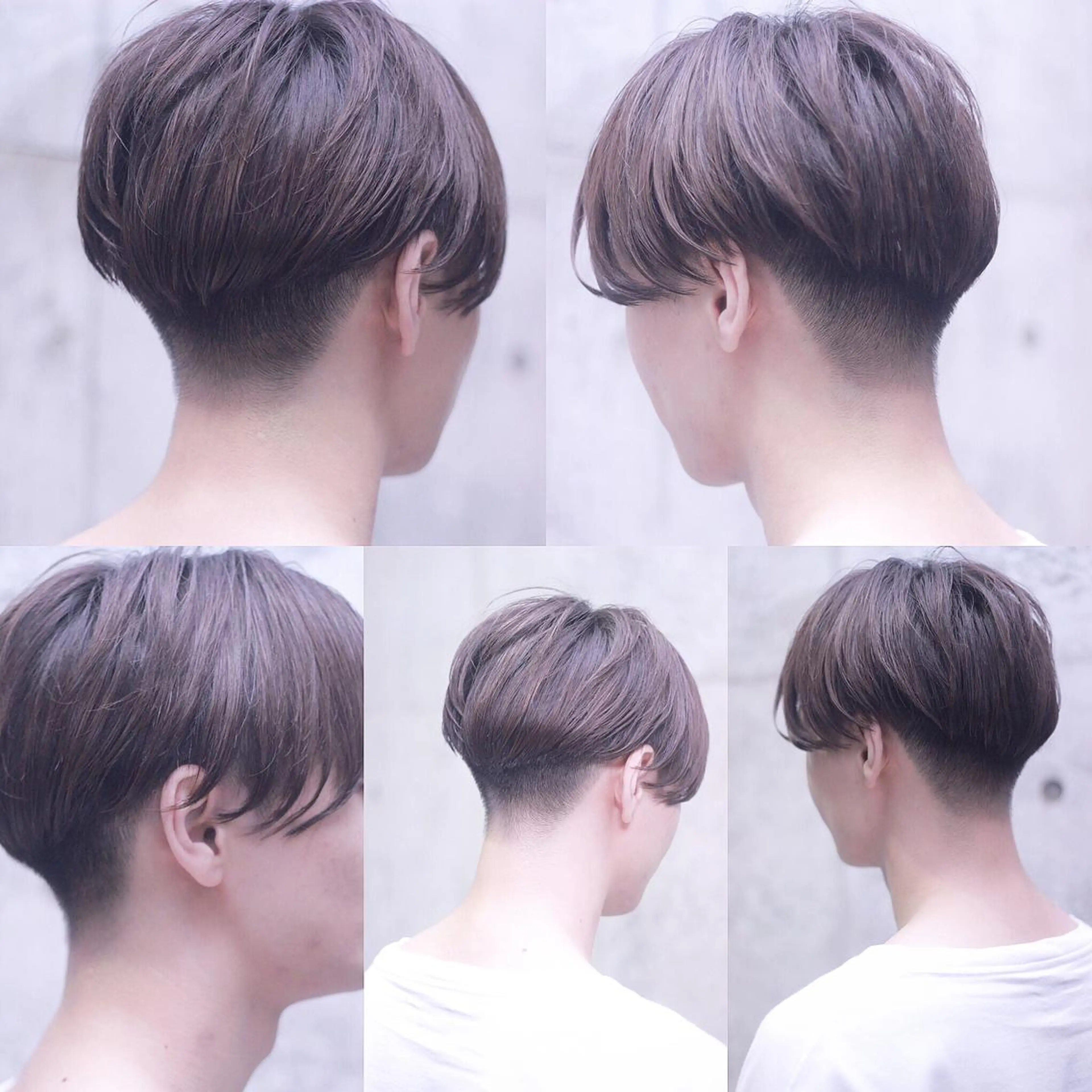 ショート カラー メンズ 及川 光のヘアスタイル