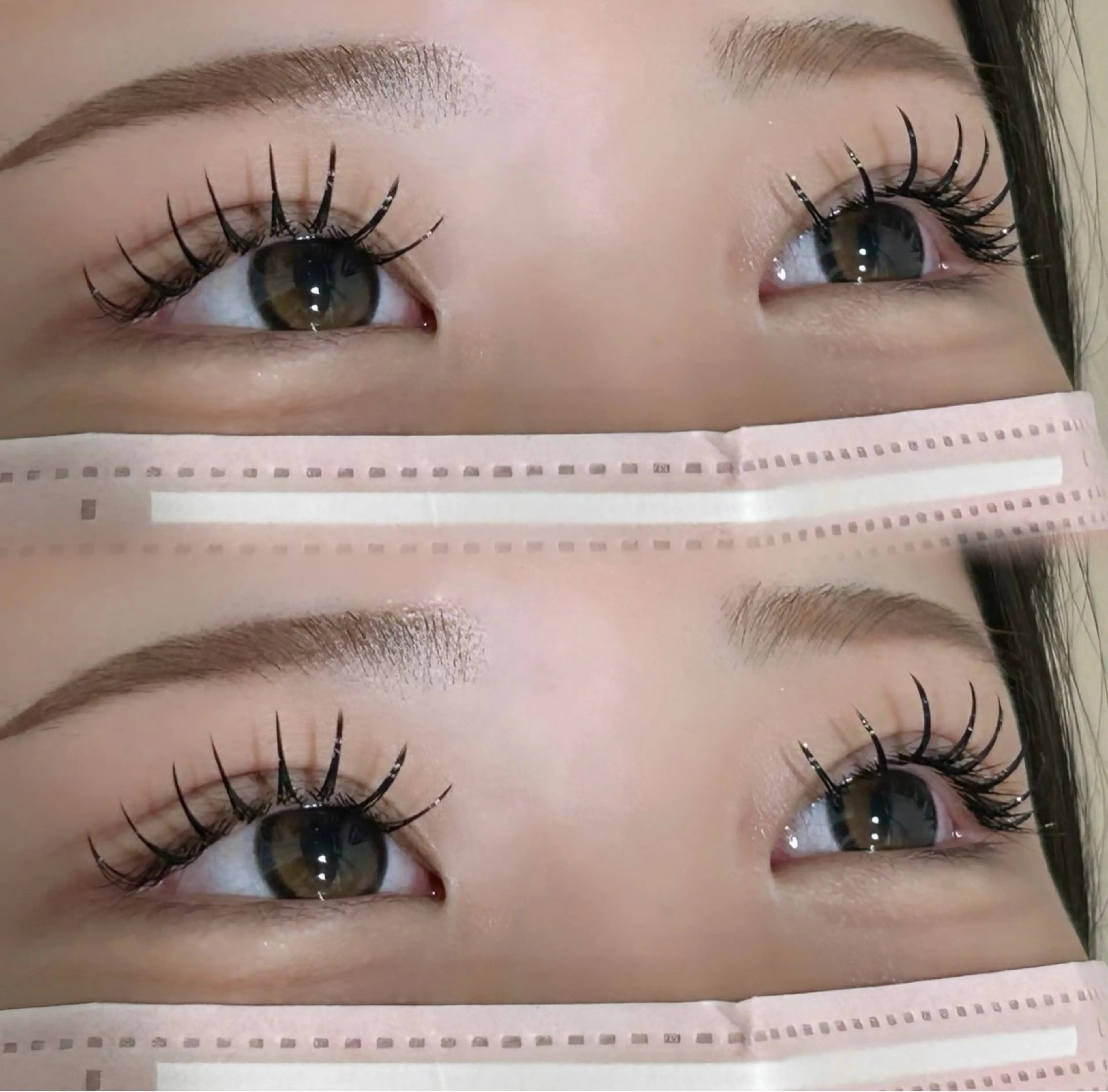 マツエク・マツパ 束感まつ毛 フラットラッシュ マツエク REVE🖤✧︎*。 yoshioka🎀のマツエク・マツパデザイン