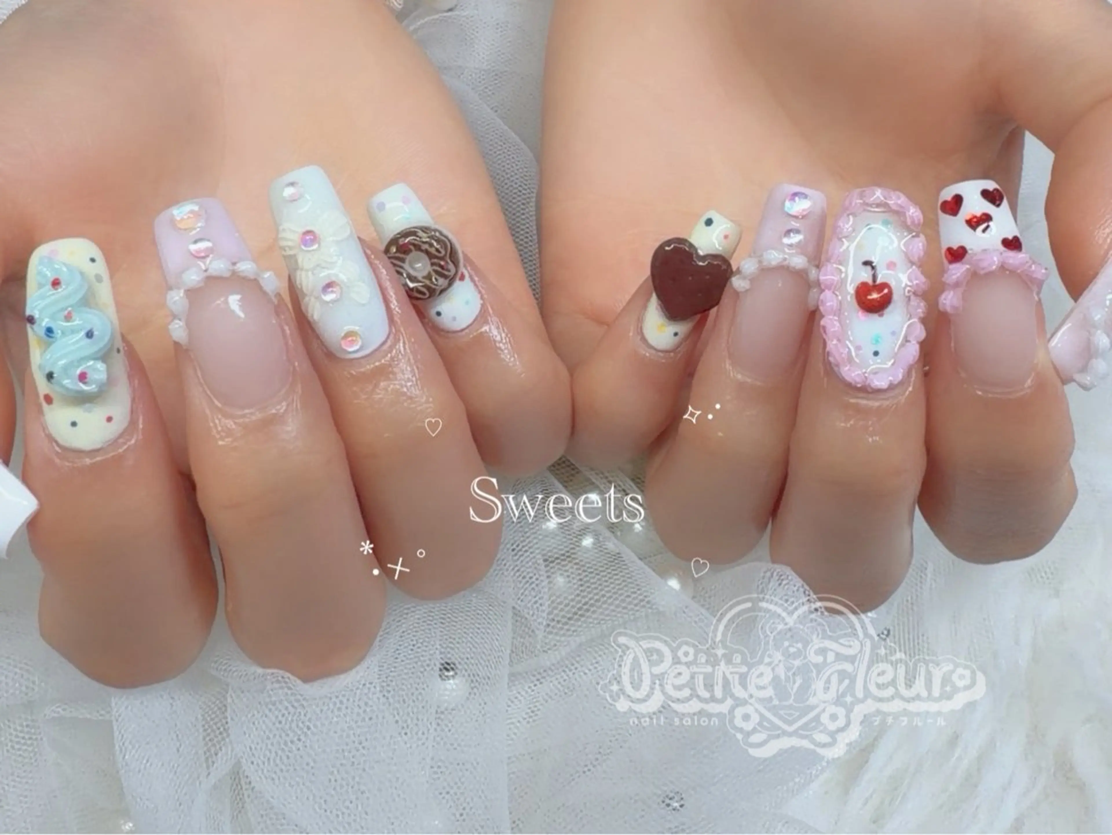 ネイル ❁⃘*。Petite fleur❁⃘*りさのネイルデザイン
