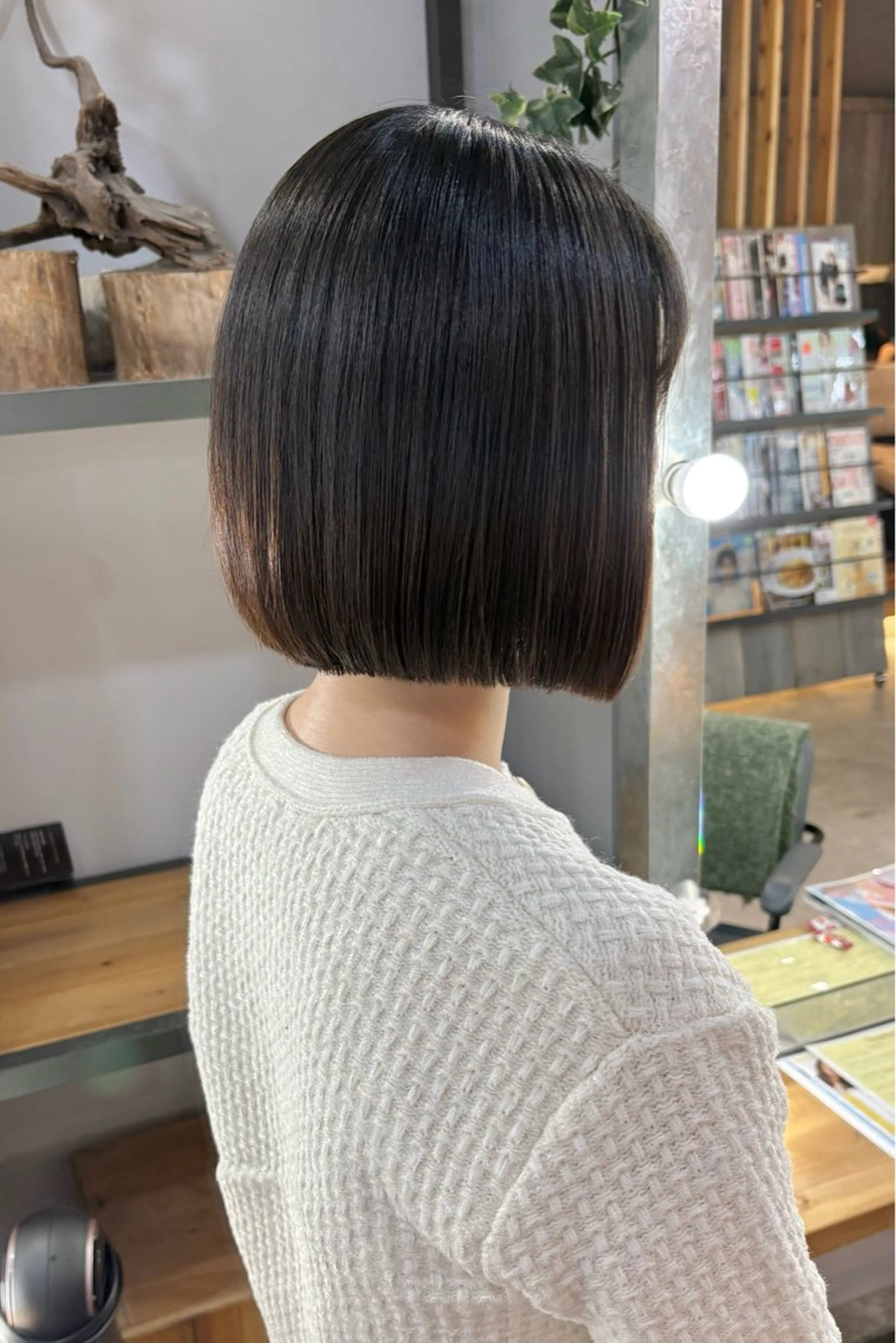ミディアム パーマ 菊地 紗矢のヘアスタイル