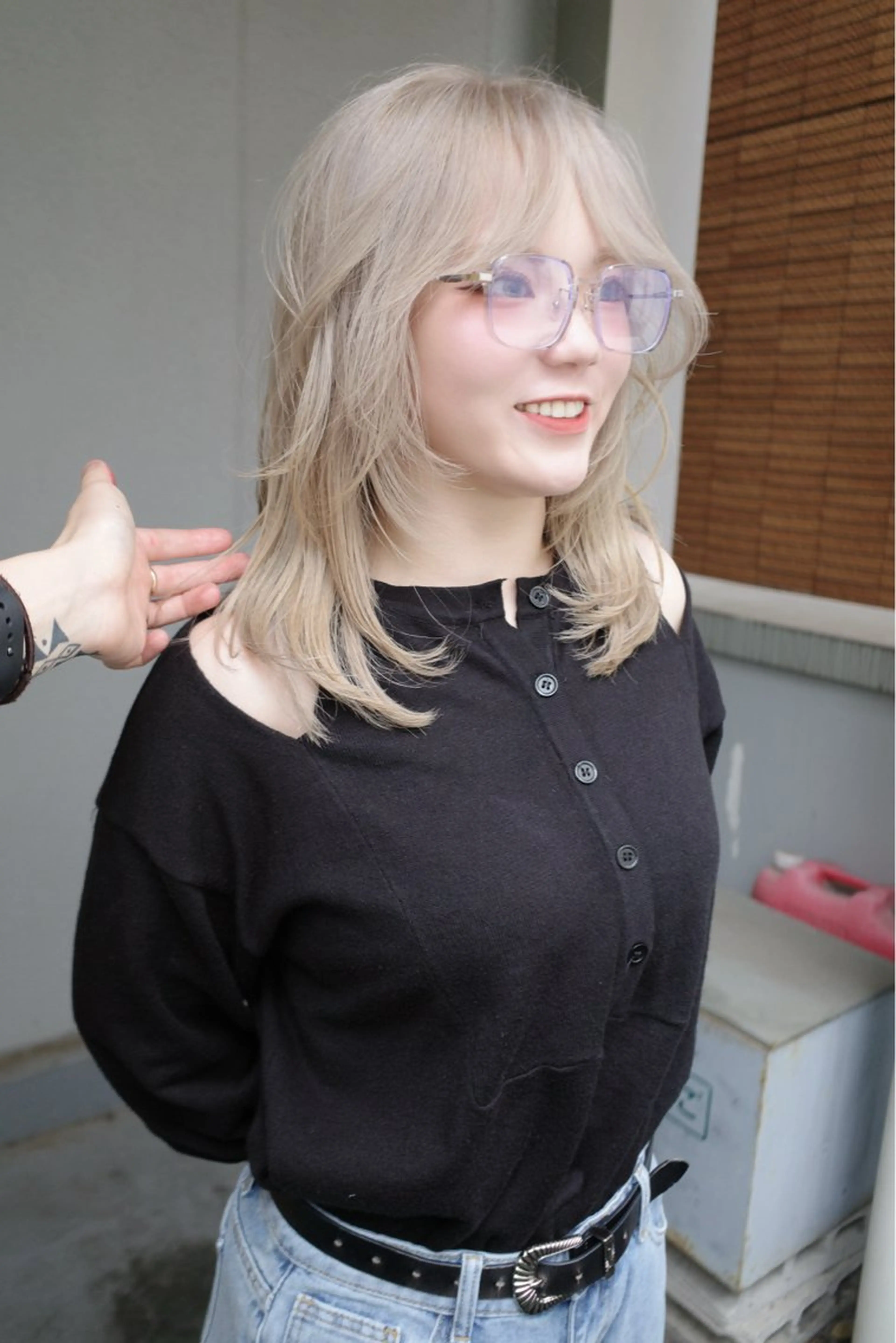 ミディアム カラー カット ヘアカラー トリートメント SALOWIN所属・ブリーチ🪡 ボブ🐬レイヤーのヘアスタイル