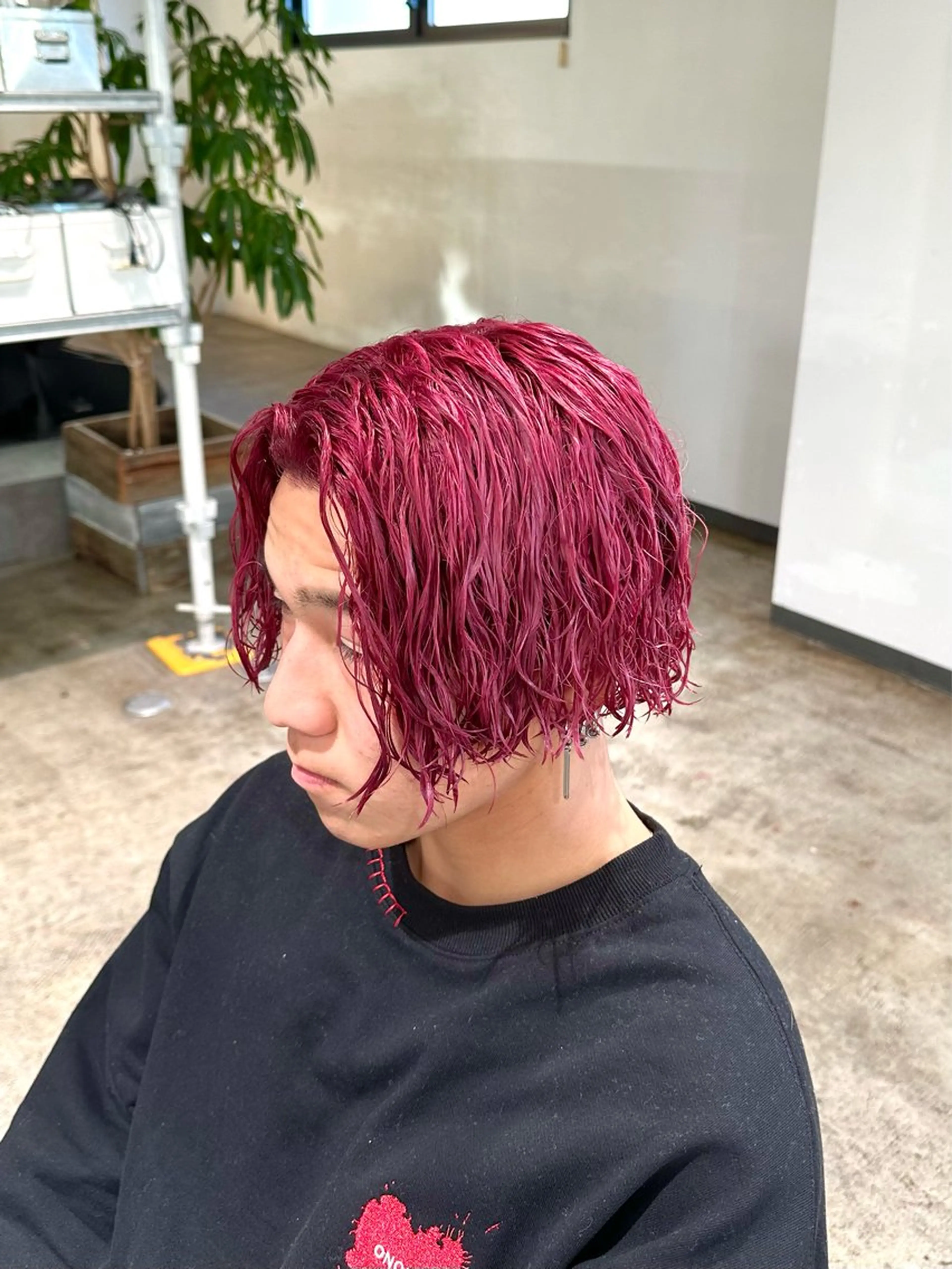 カラー メンズ メンズブリーチ メンズハイトーン メンズパーマ ブリーチ ハイトーンカラー カット ヘアカラー トリートメント 骨格補正施術/メンズ 専門美容師/YUYAのヘアスタイル