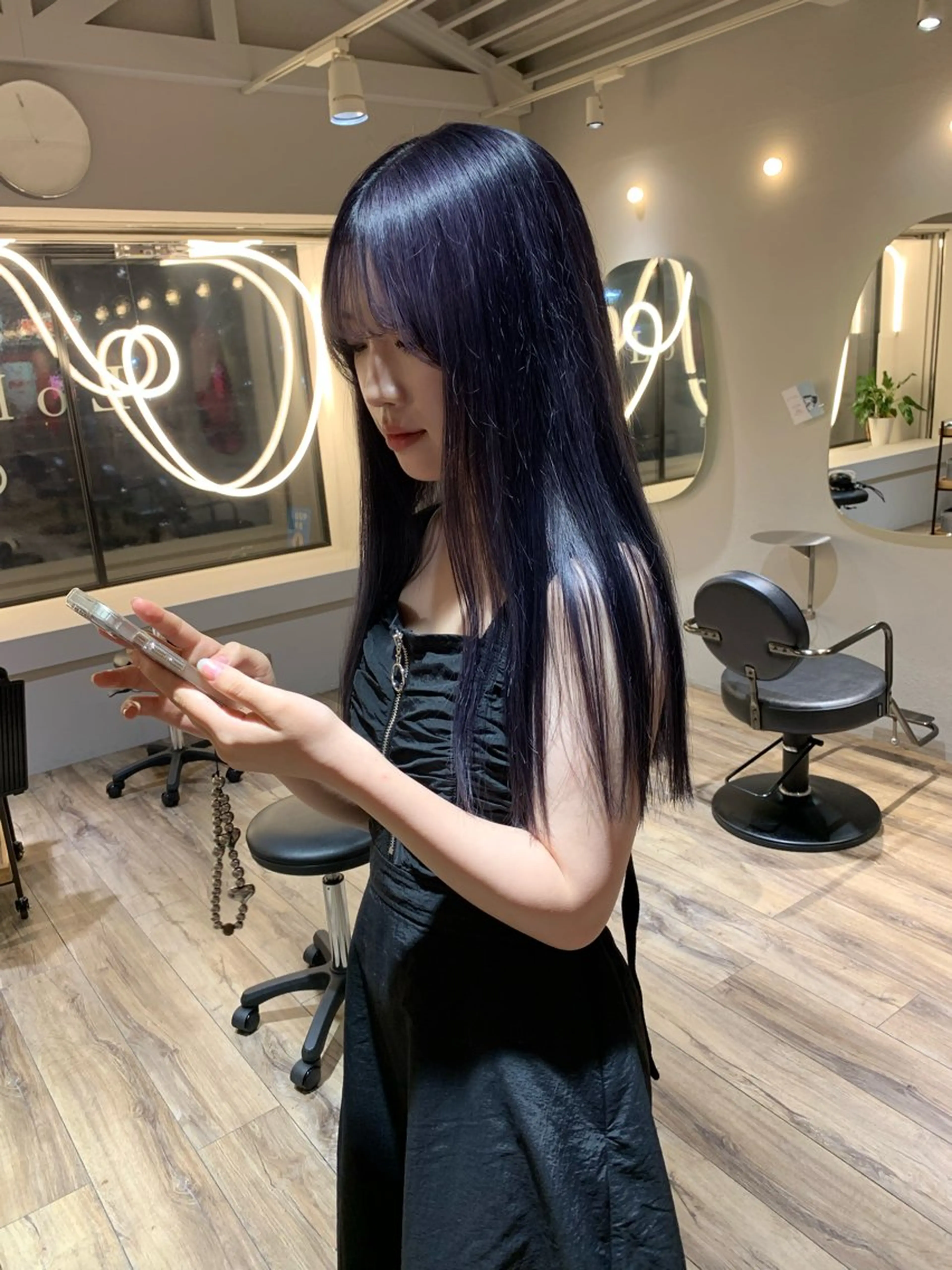 ロング カラー ヘアカラー ブリーチ/アレンジ 天満/chihiroのヘアスタイル