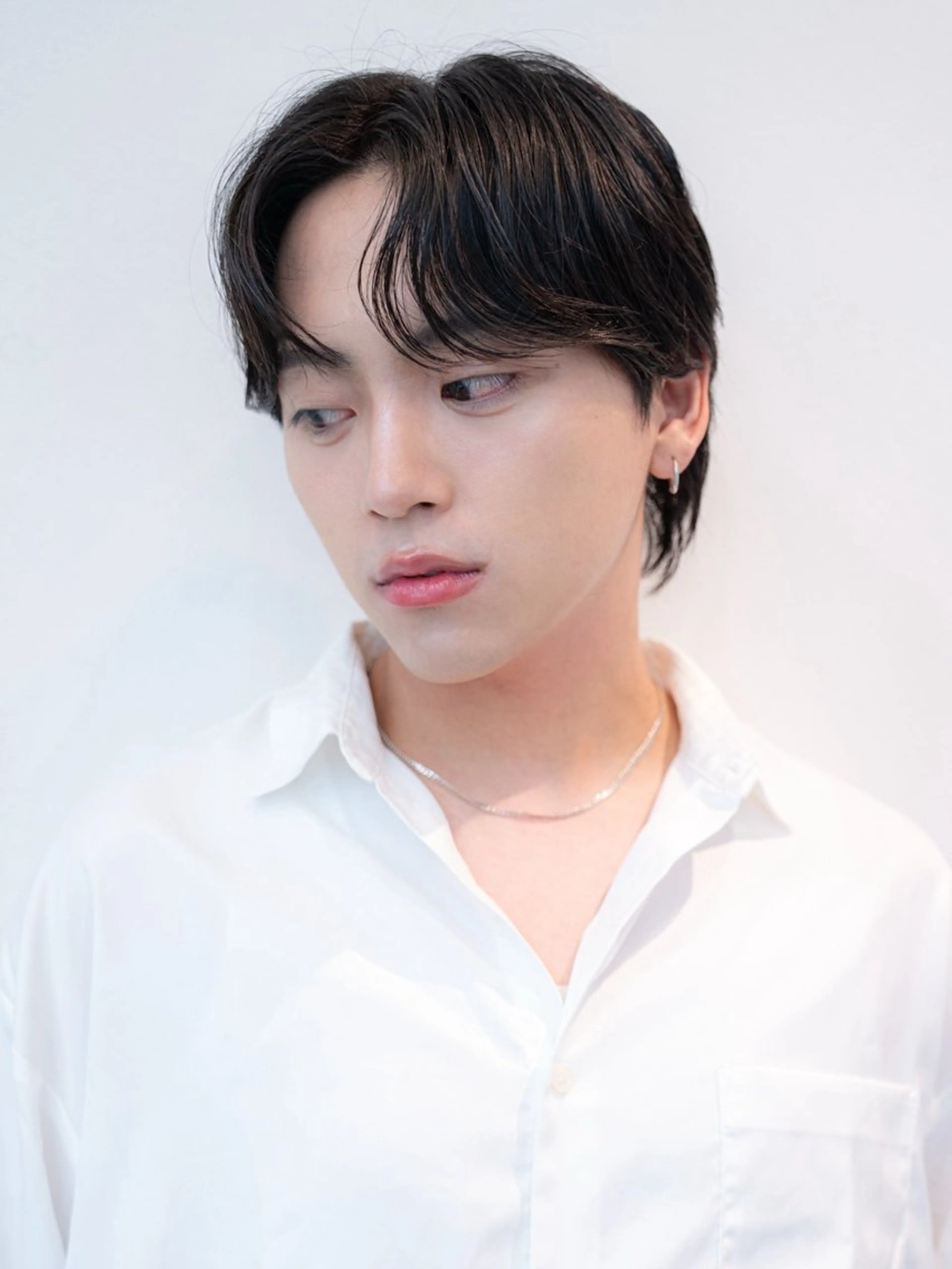 ショート メンズ センターパート メンズ韓国風 韓国風ヘア カット 韓国ヘア/レイヤー そーた/渋谷駅のヘアスタイル