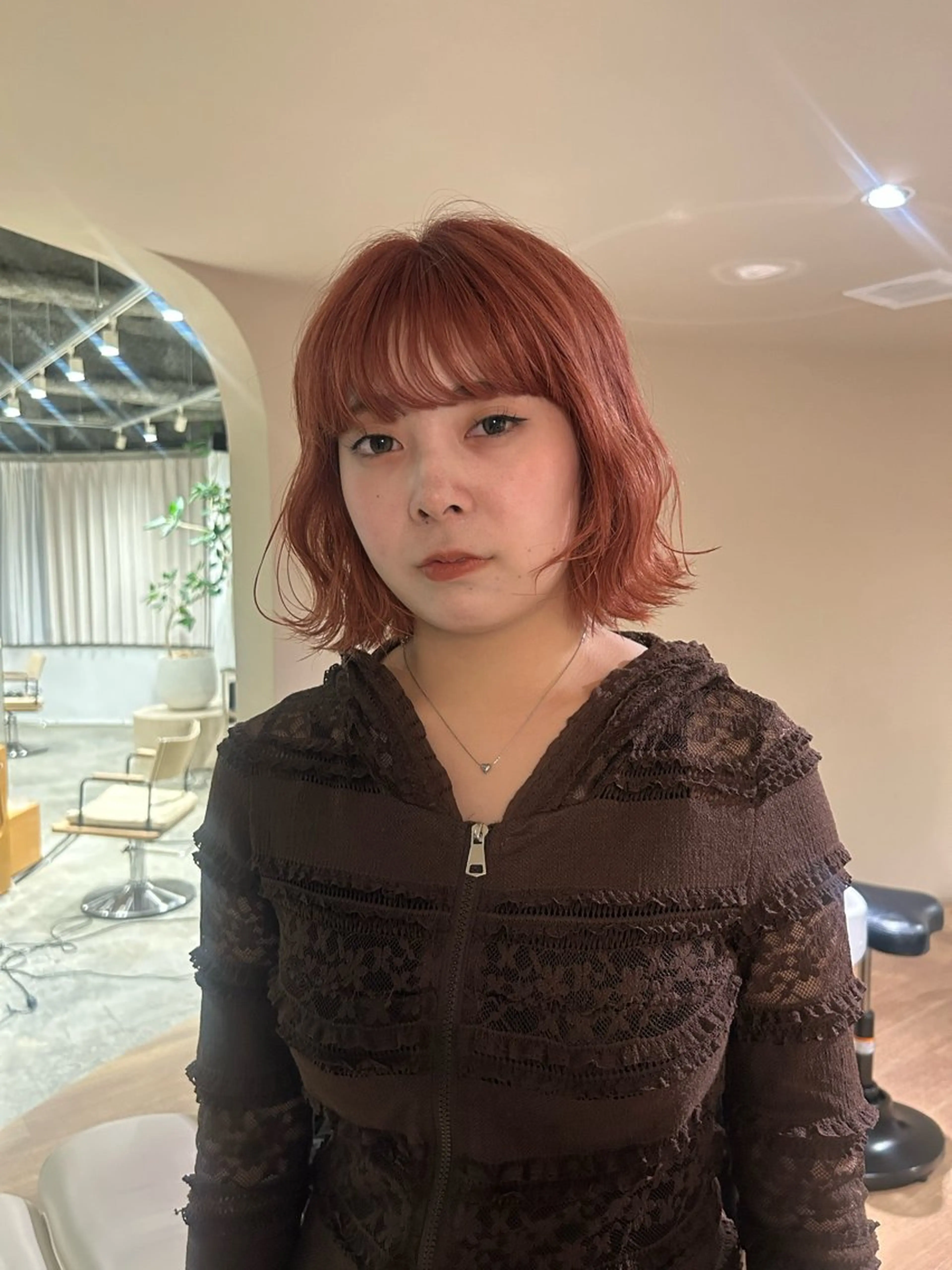 ショート ヘアカラー 佐藤 来輝のヘアスタイル