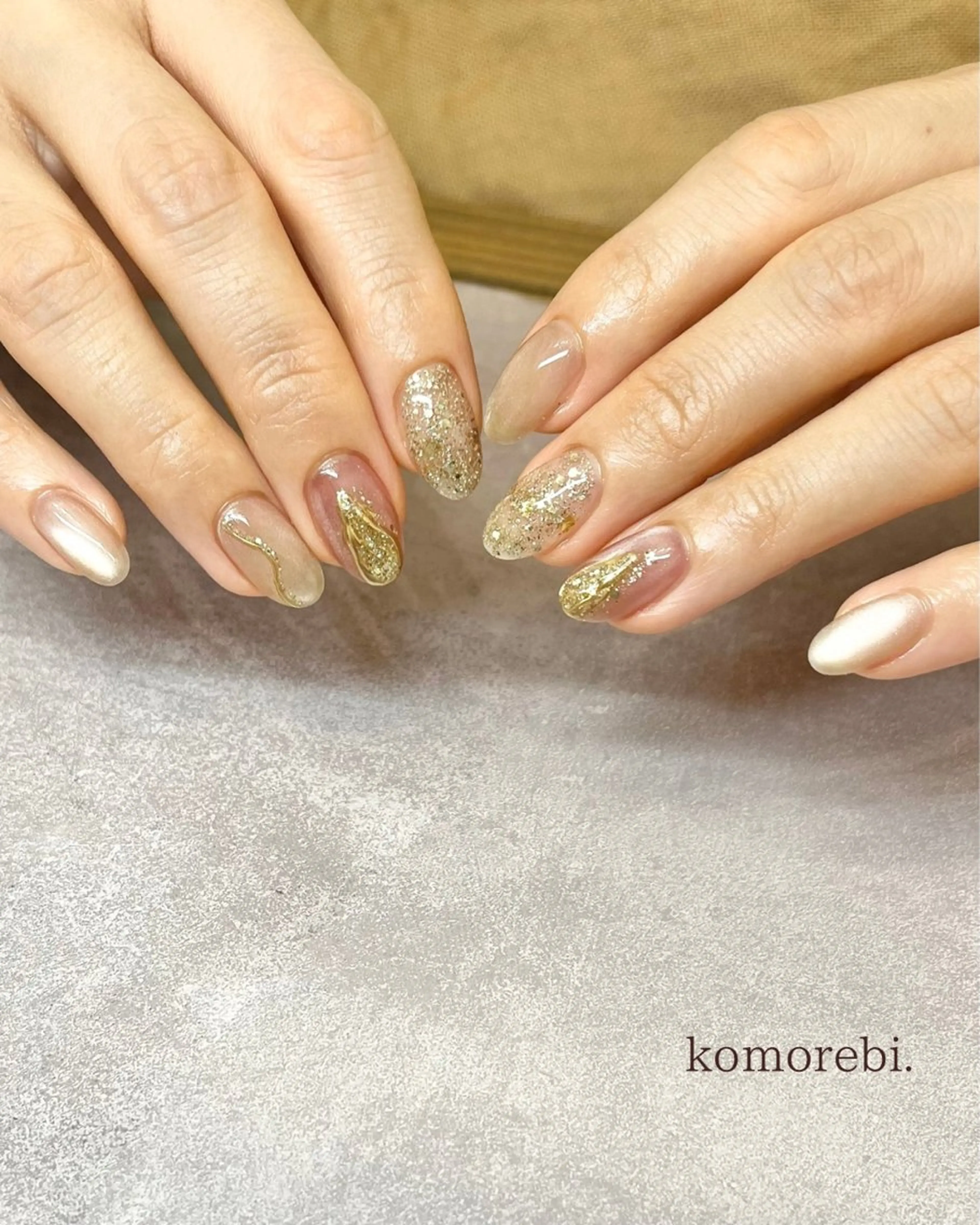 ネイル komorebi. 小峯 真実のネイルデザイン