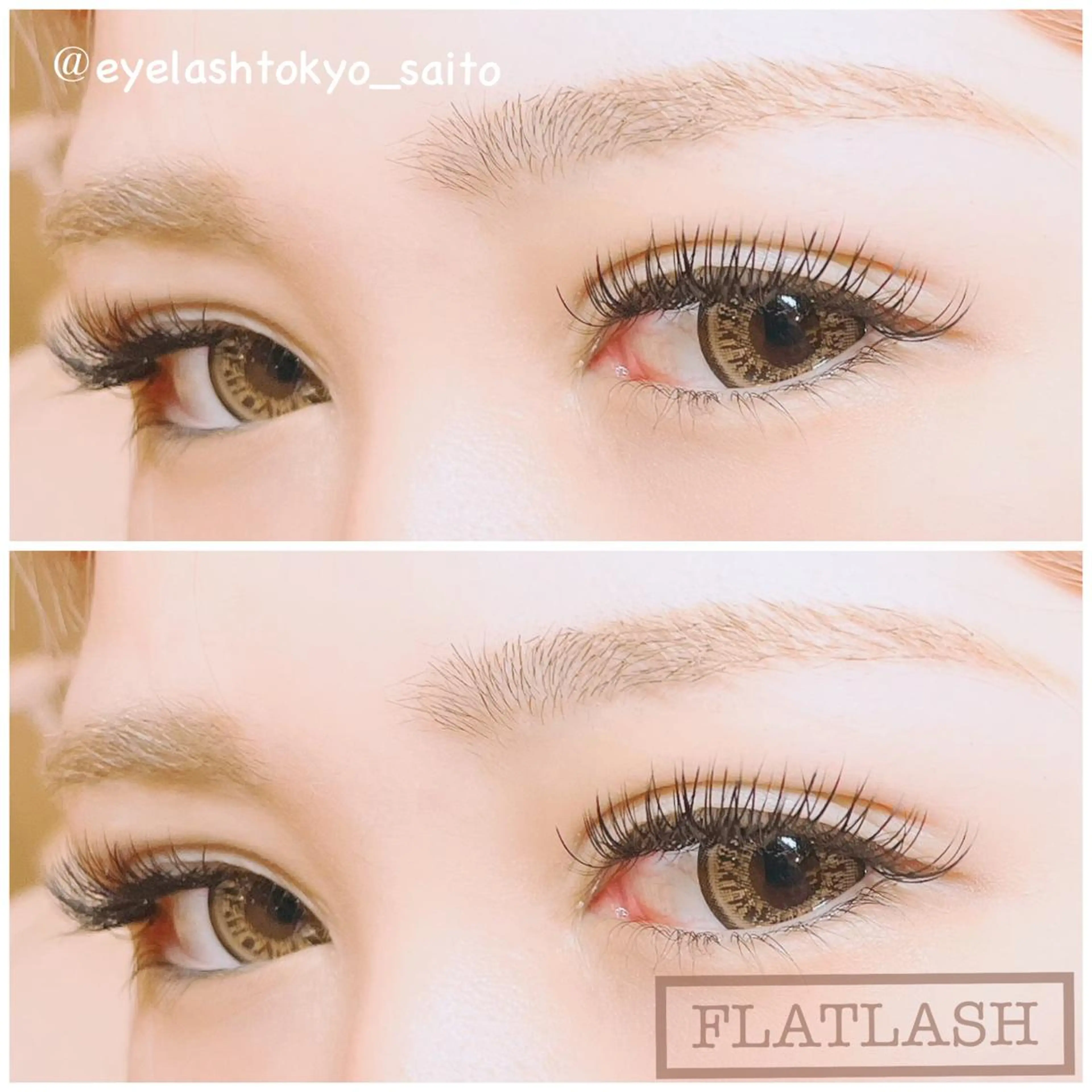 マツエク・マツパ 付け放題 フラットラッシュ 🥀Saito Tomomi🥀のマツエク・マツパデザイン