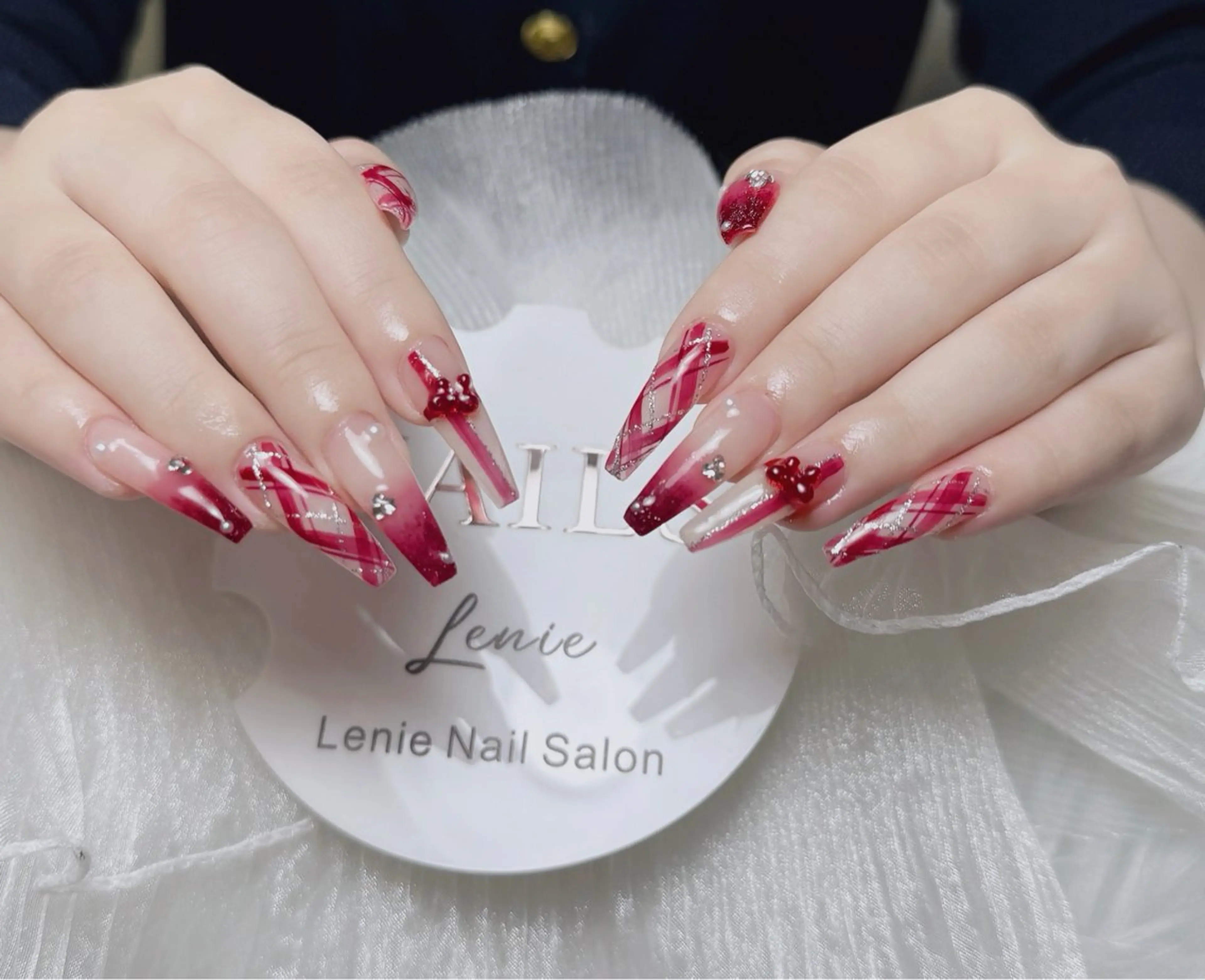 ネイル アートネイル 韓国ネイル 持ち込み ワンホンネイル Lenie Nail Salonのネイルデザイン