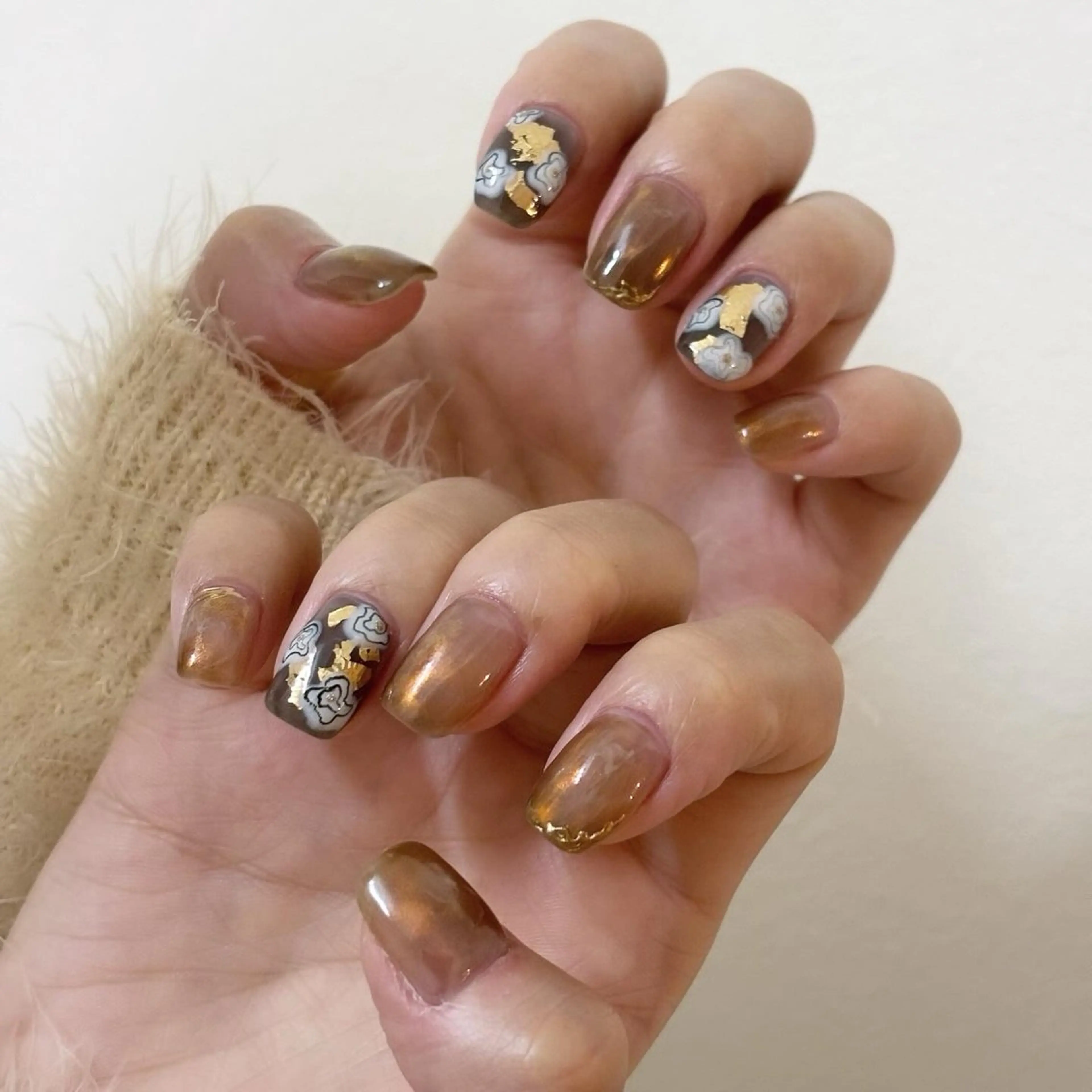 ネイル フラワーネイル ハンドネイル Elio所属・Elio 国泰寺のネイルデザイン