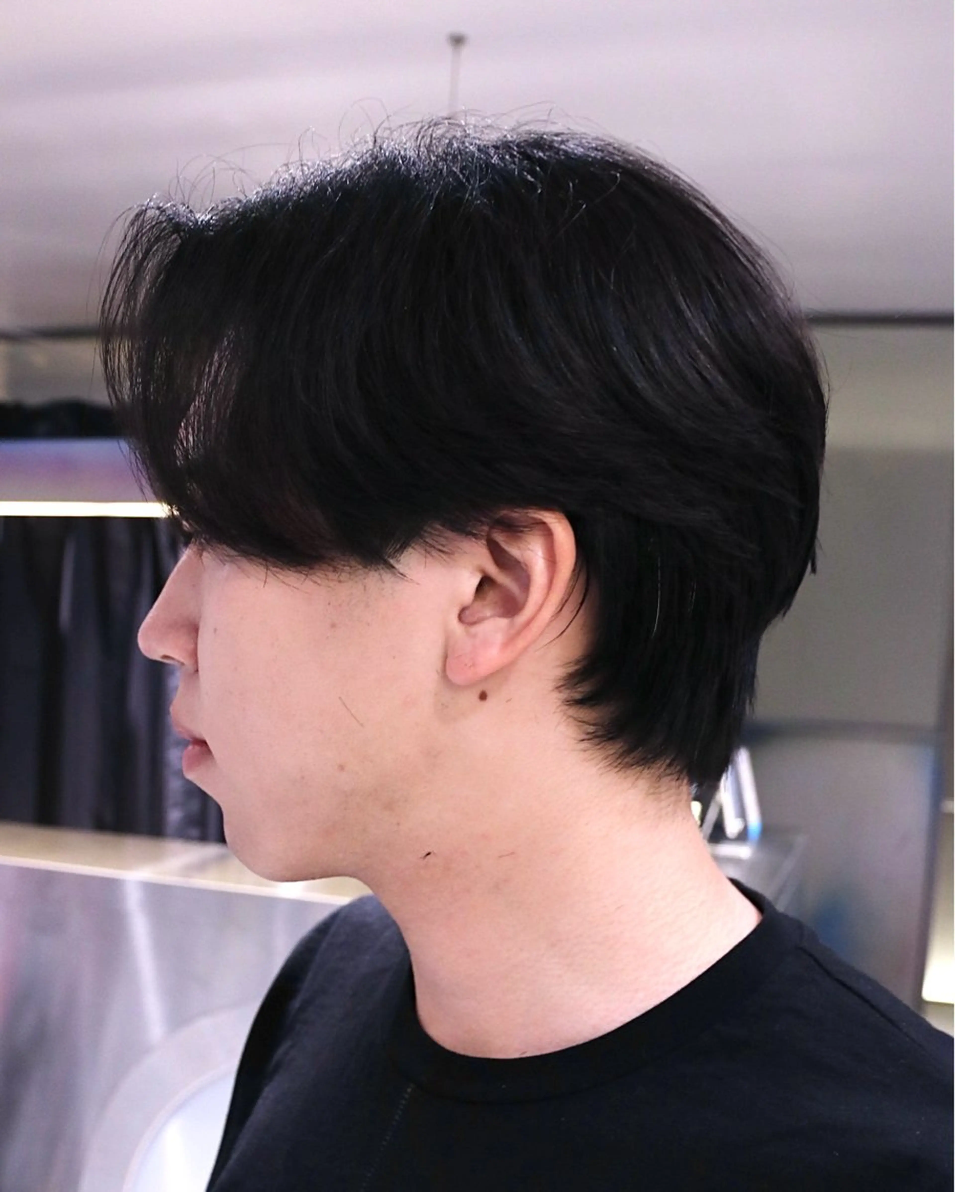 パーマ メンズ センターパート メンズパーマ ニュアンスパーマ カット パーマ 【センターパート】 ETO／江藤翼の眉毛・アイブロウイメージ