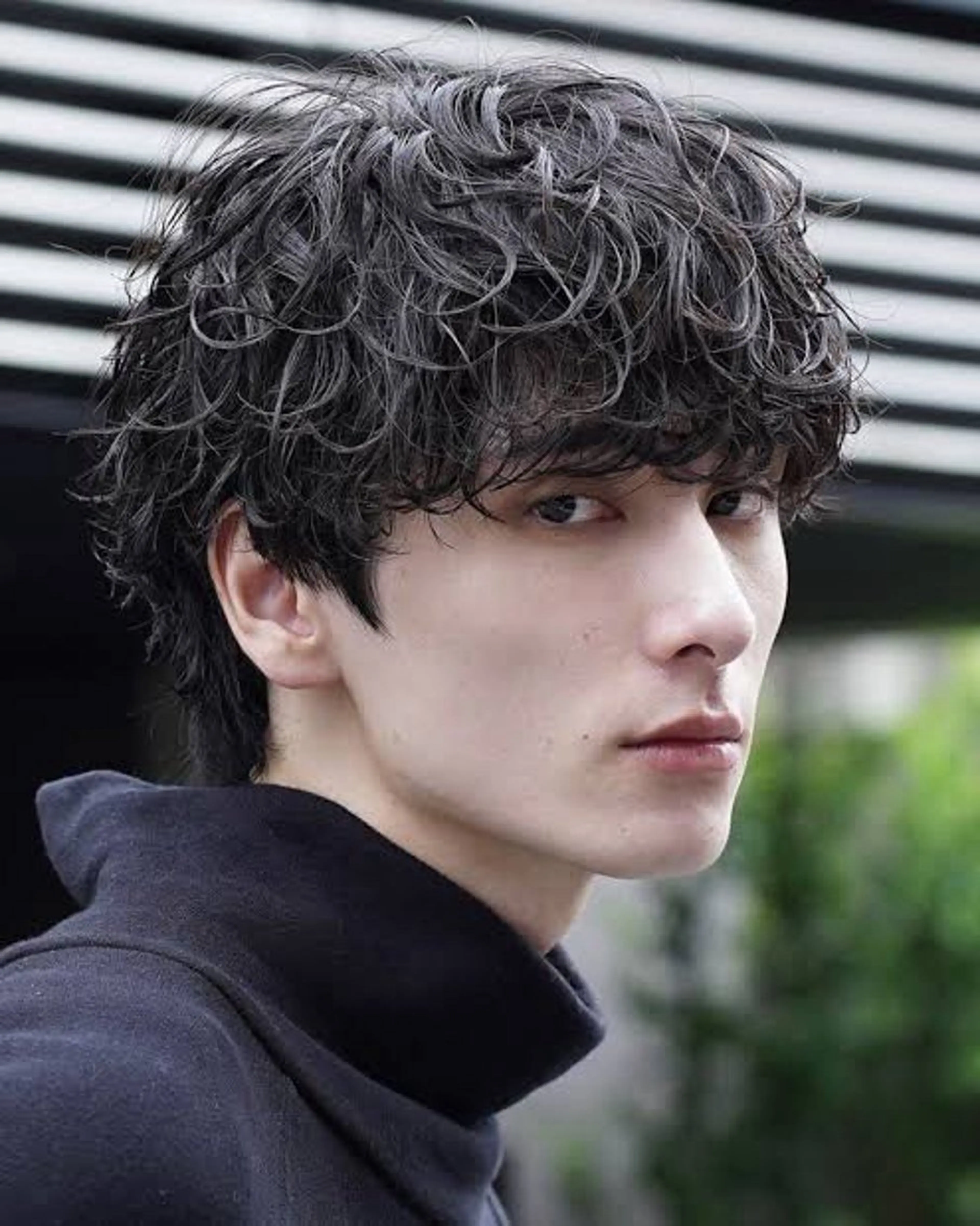 ショート パーマ メンズ カット パーマ 🌀ソヘル/シャドウ ✨/メンズパーマ/栄のヘアスタイル