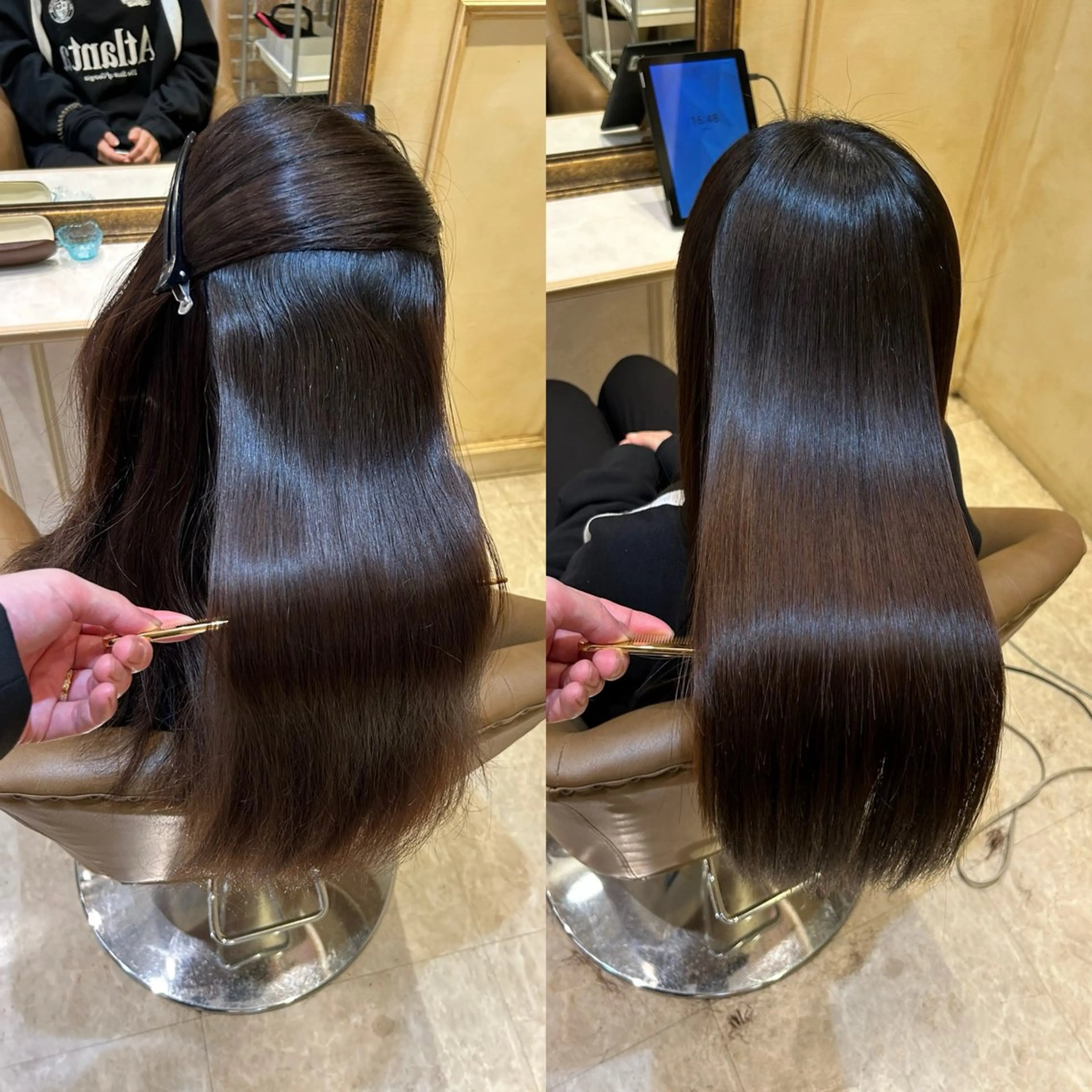 ロング パーマ 髪質改善 縮毛矯正 カット ヘアカラー トリートメント 🌹【代表】古川暁 髪質改善縮毛矯正🌹のヘアスタイル