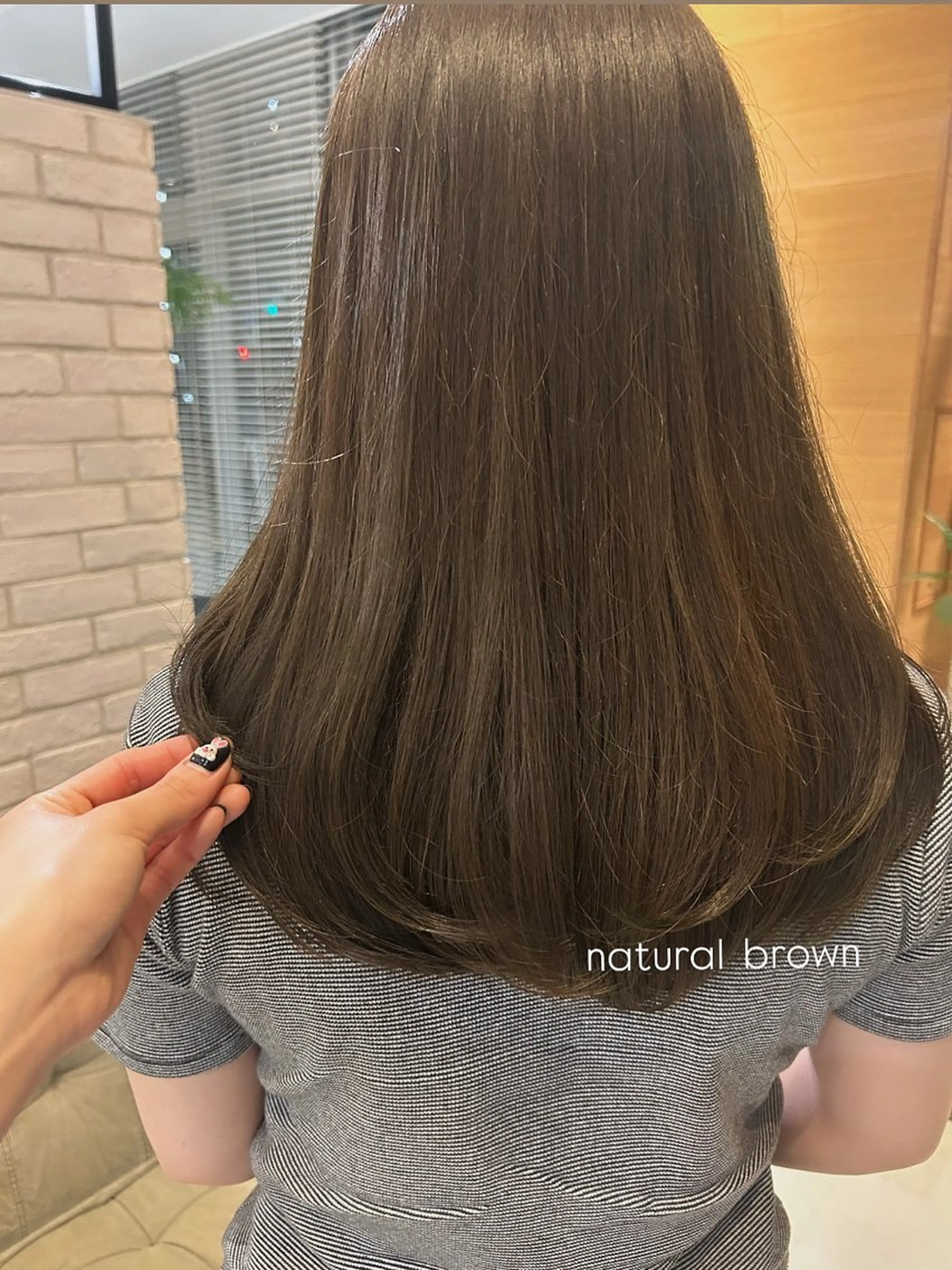 カラー ブラウンカラー ナチュラルブラウン The C 海老名 SHUREIのヘアスタイル