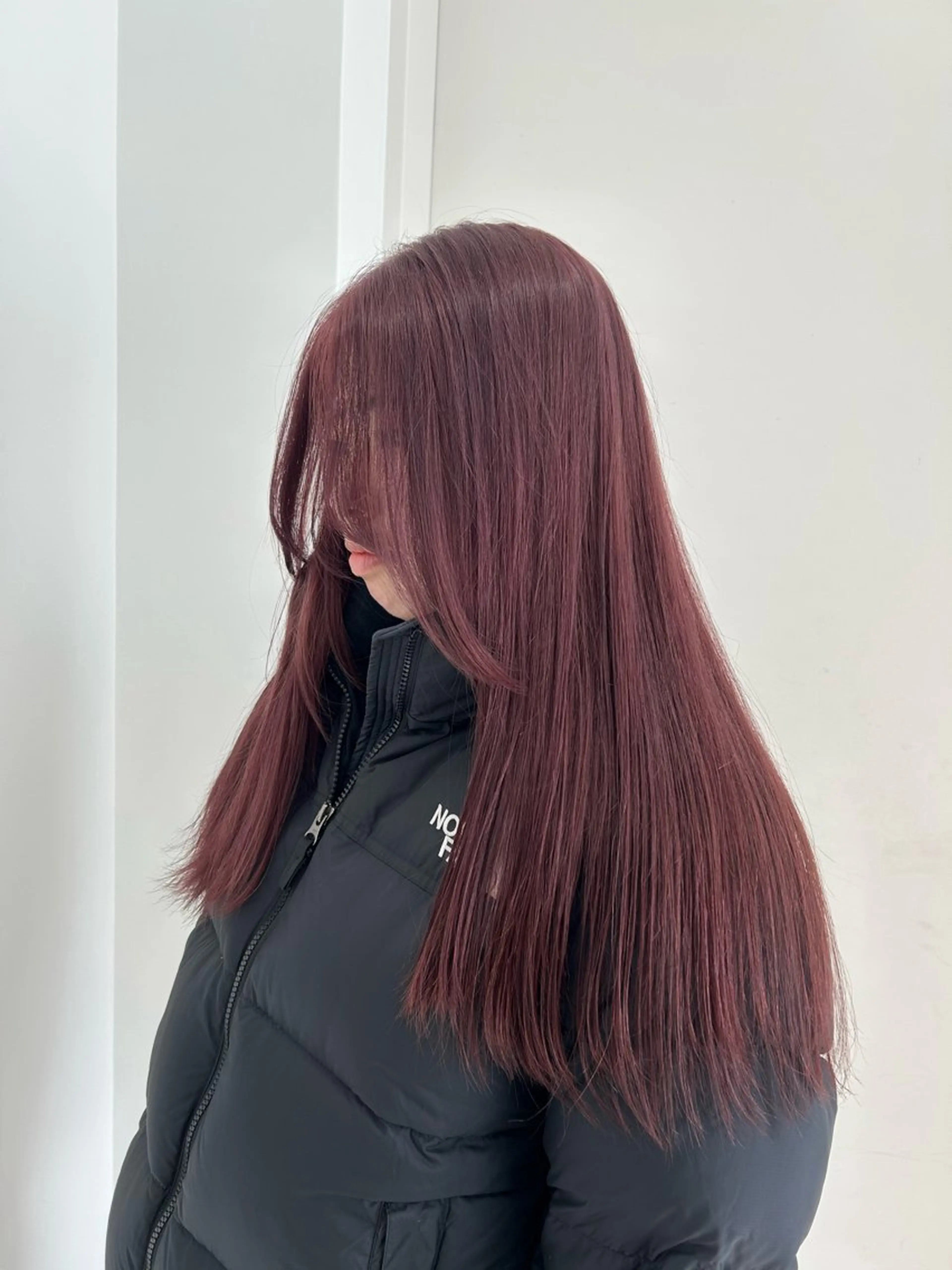 ロング カラー カット 縮毛矯正 愛結 暖色カラー🎀🩰のヘアスタイル