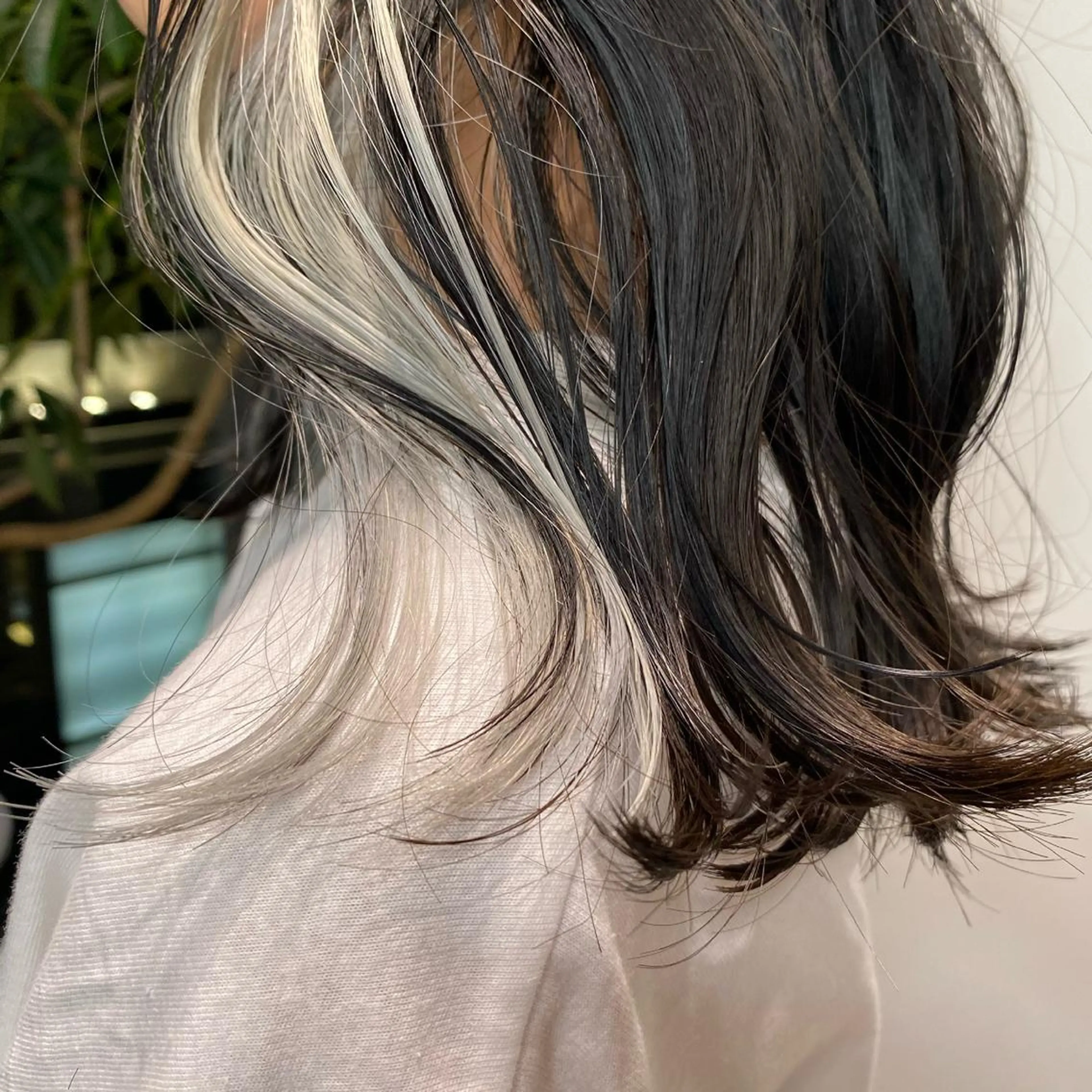カラー インナーカラー ヘアカラー デザインカラーウルフ 宙也のヘアスタイル