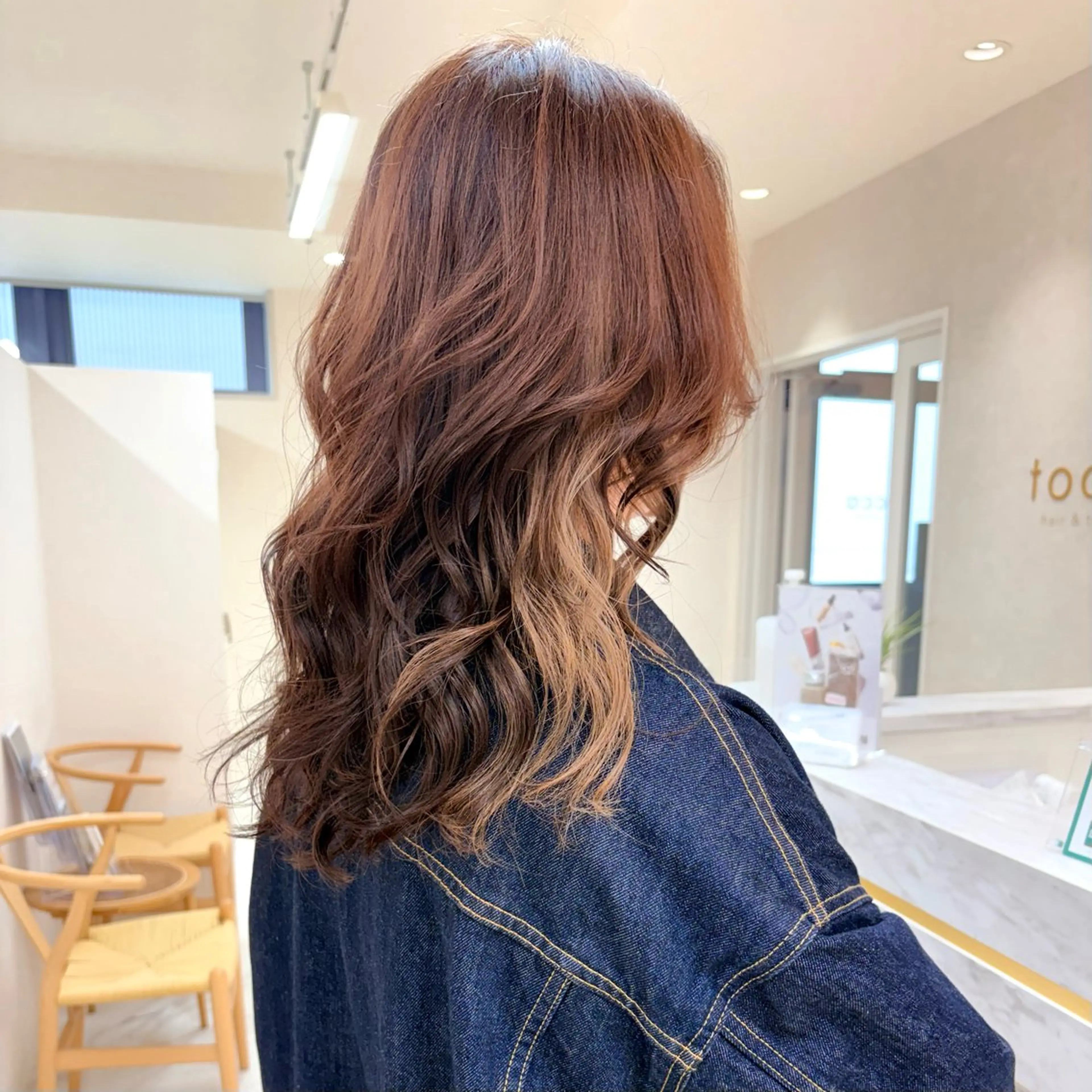 セミロング カラー カット ヘアカラー トリートメント 透明感カラー/ セット/SAKURAのヘアスタイル