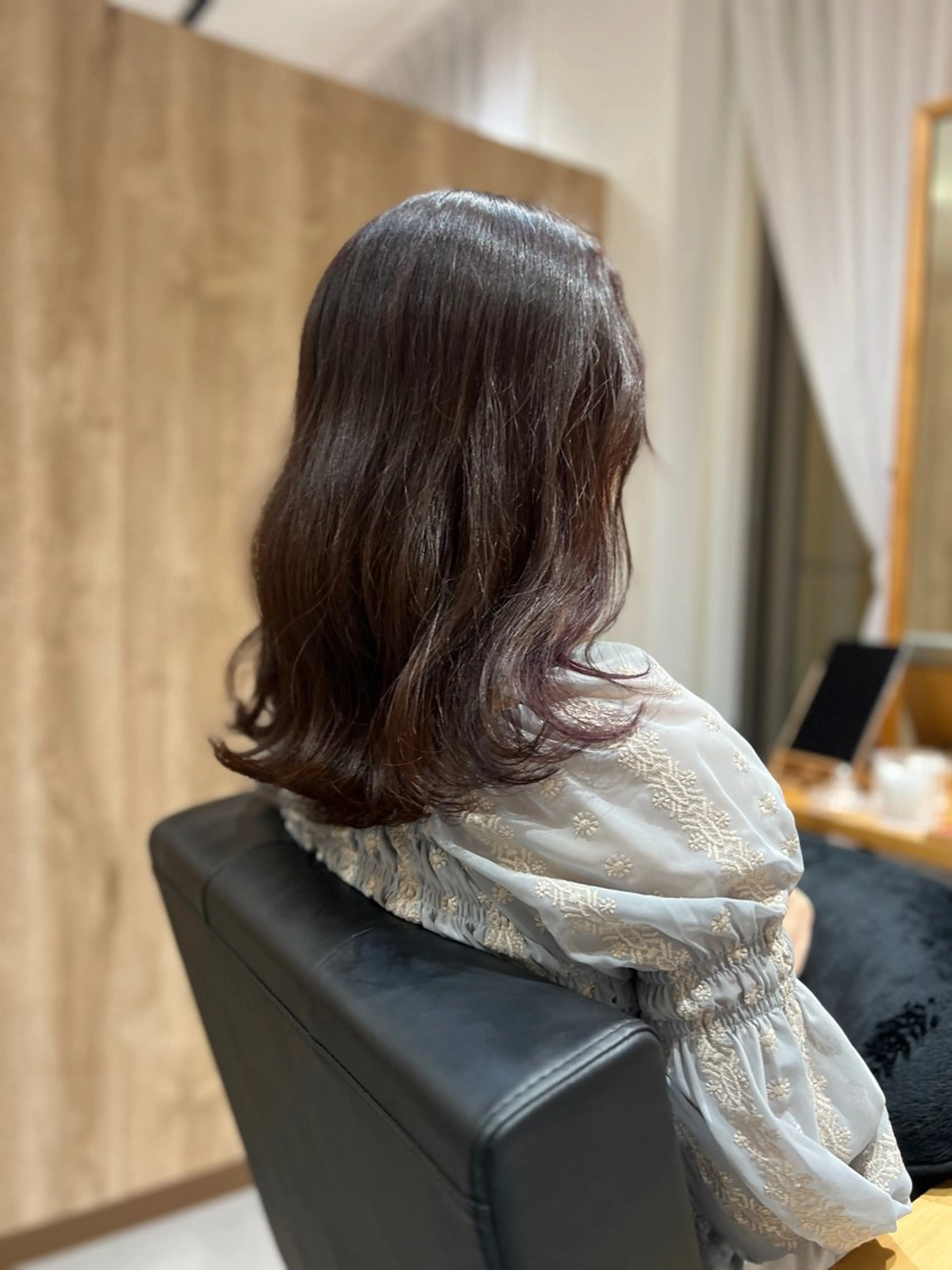 セミロング カラー ブリーチ ケアブリーチ デザインカラー イヤリングカラー イルミナカラー 髪質改善✨艶カラー MASAYAのヘアスタイル