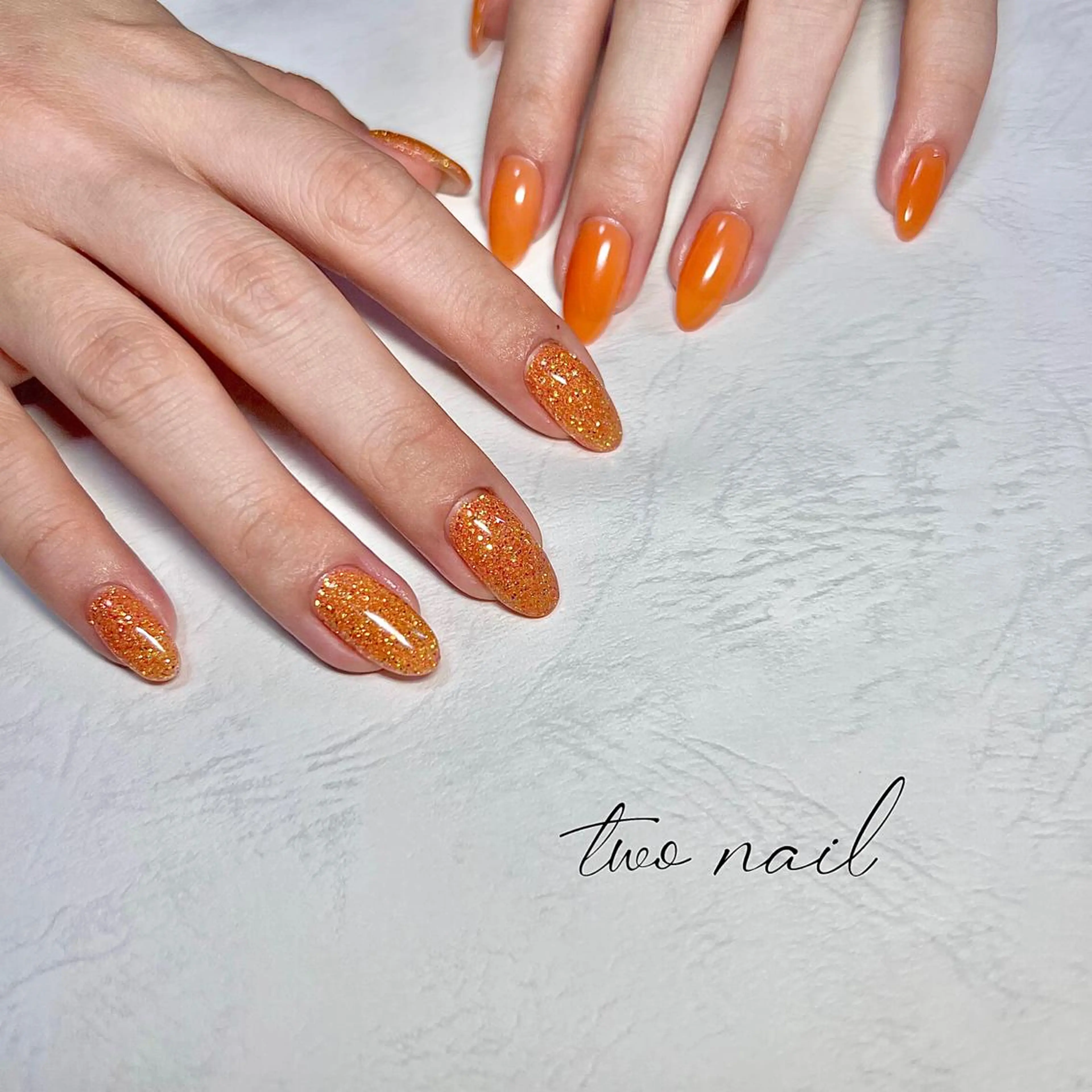 ネイル アートネイル フットネイル ハート ニュアンスネイル ホワイト ハンドネイル two nailのネイルデザイン