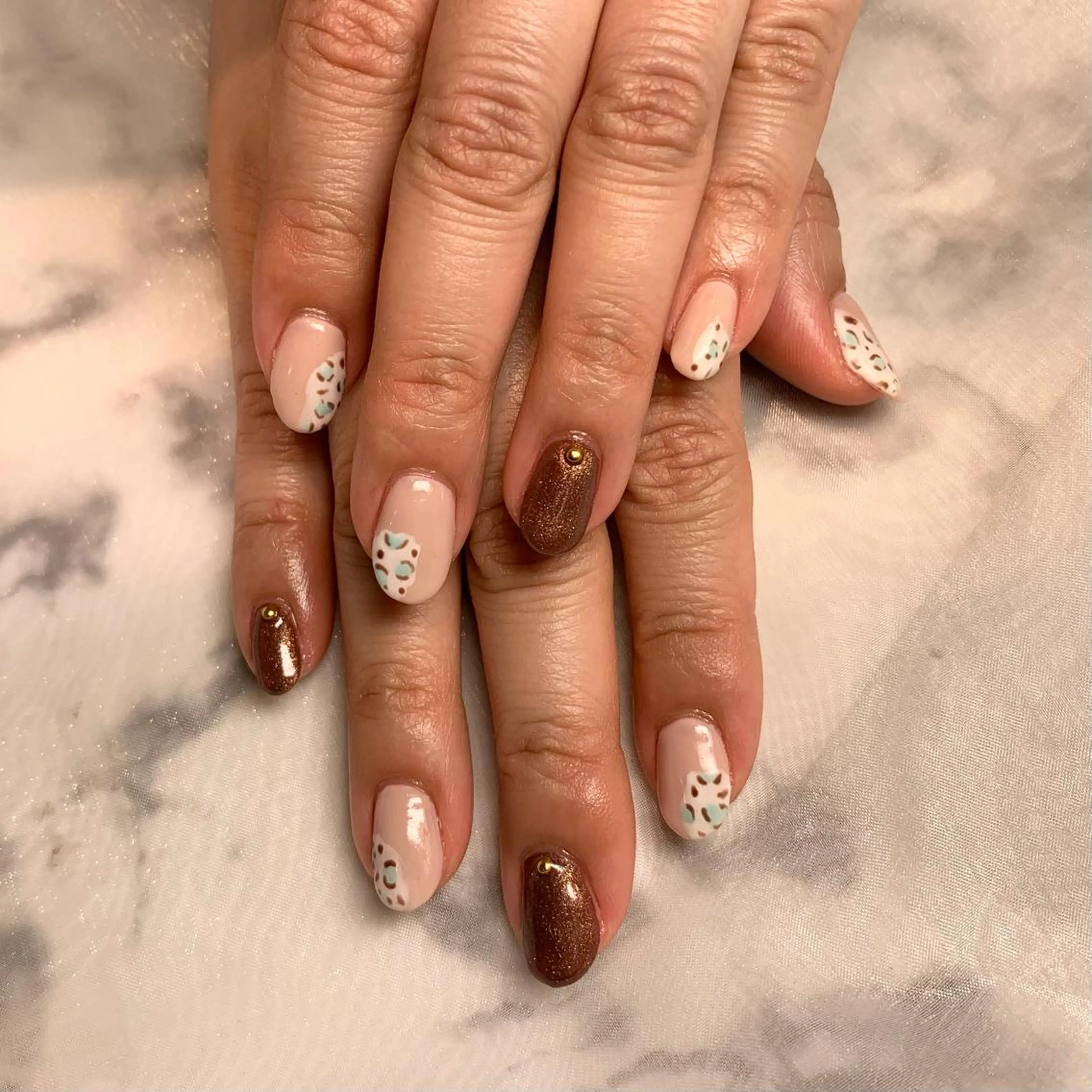 ネイル アニマル柄 Sunny.Roa nail💅のネイルデザイン