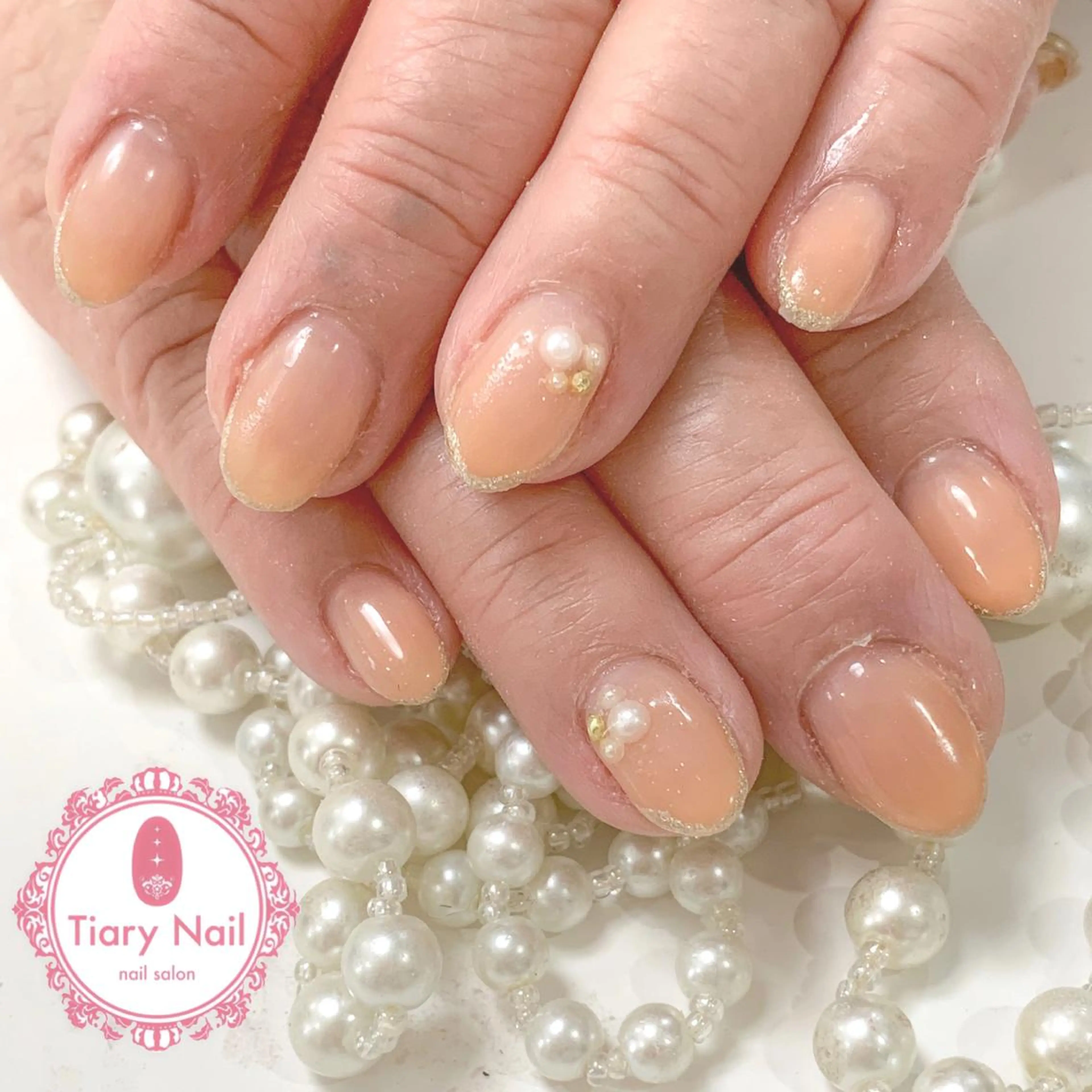 ネイル ハンドネイル 💗🪽Tiary Nail🪽💗のネイルデザイン