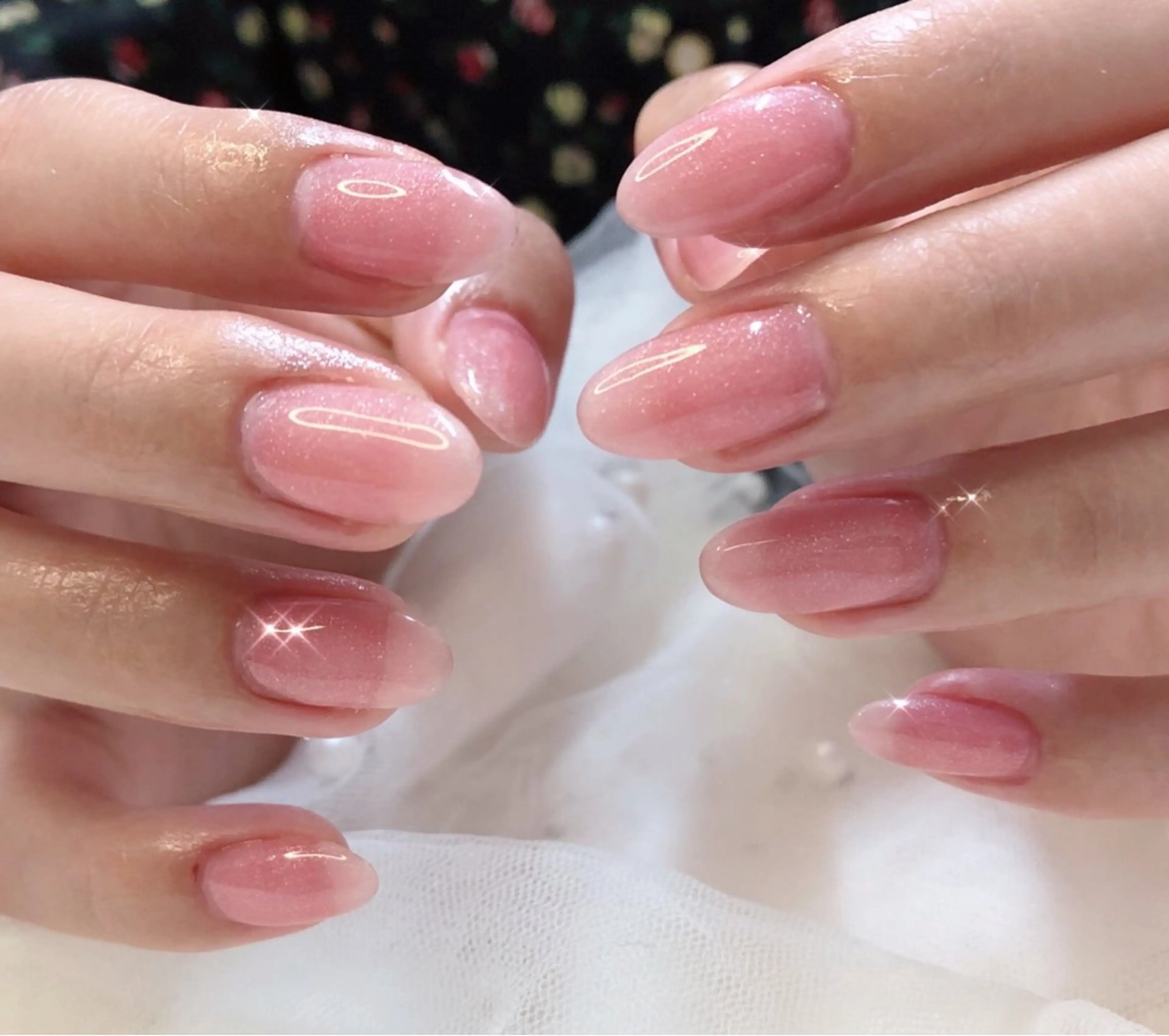 ネイル フットネイル フレンチネイル ジェルネイル ガラスフレンチ 韓国ネイル ハンドネイル ハンドケア 大門浜松町 ネイルのネイルデザイン