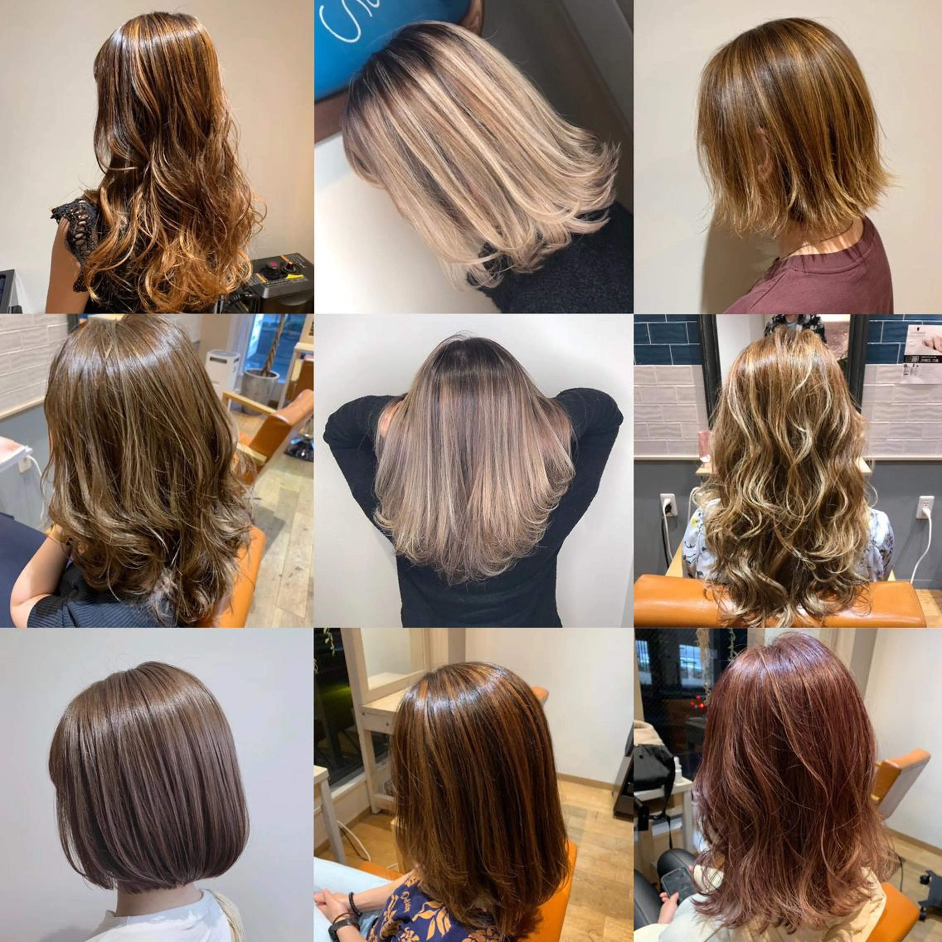 カラー バレイヤージュ ハイライトカラー 髪質改善特化 ミサワコウキのヘアスタイル