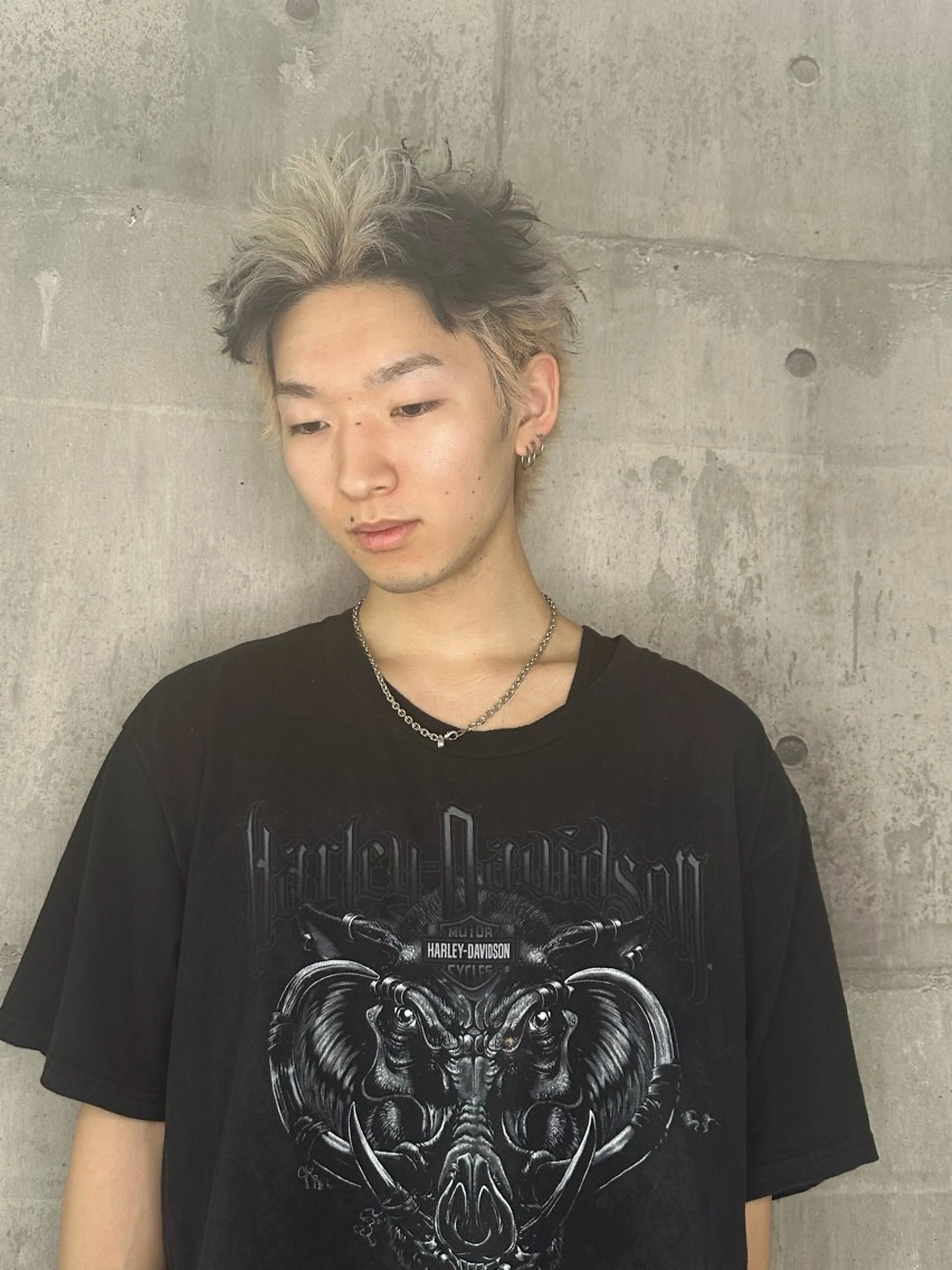 ショート カラー ヘアアレンジ メンズ メンズヘア静岡 ✂︎Ryuheiのヘアスタイル