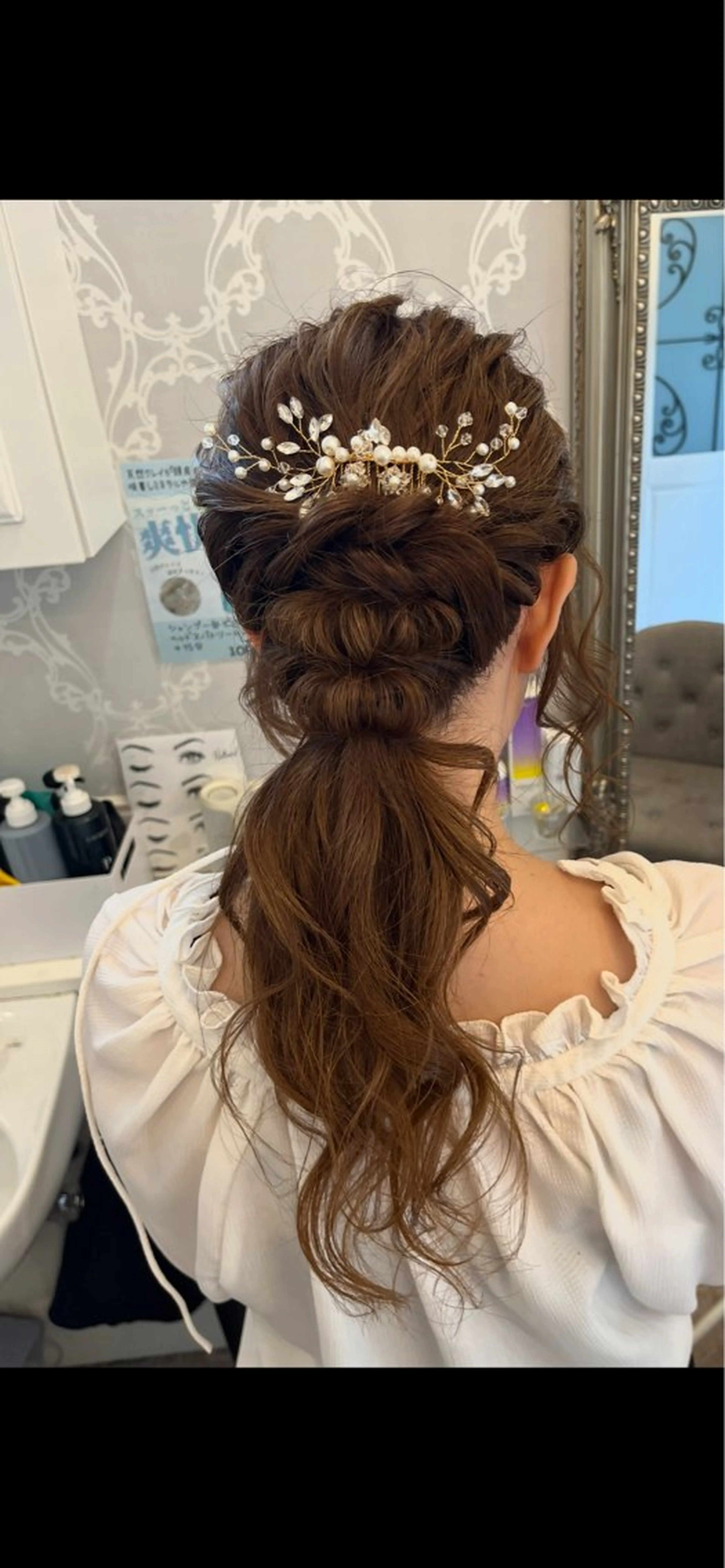 ヘアアレンジ 結婚式・ブライダル La.fleur ラ.フルールのヘアスタイル