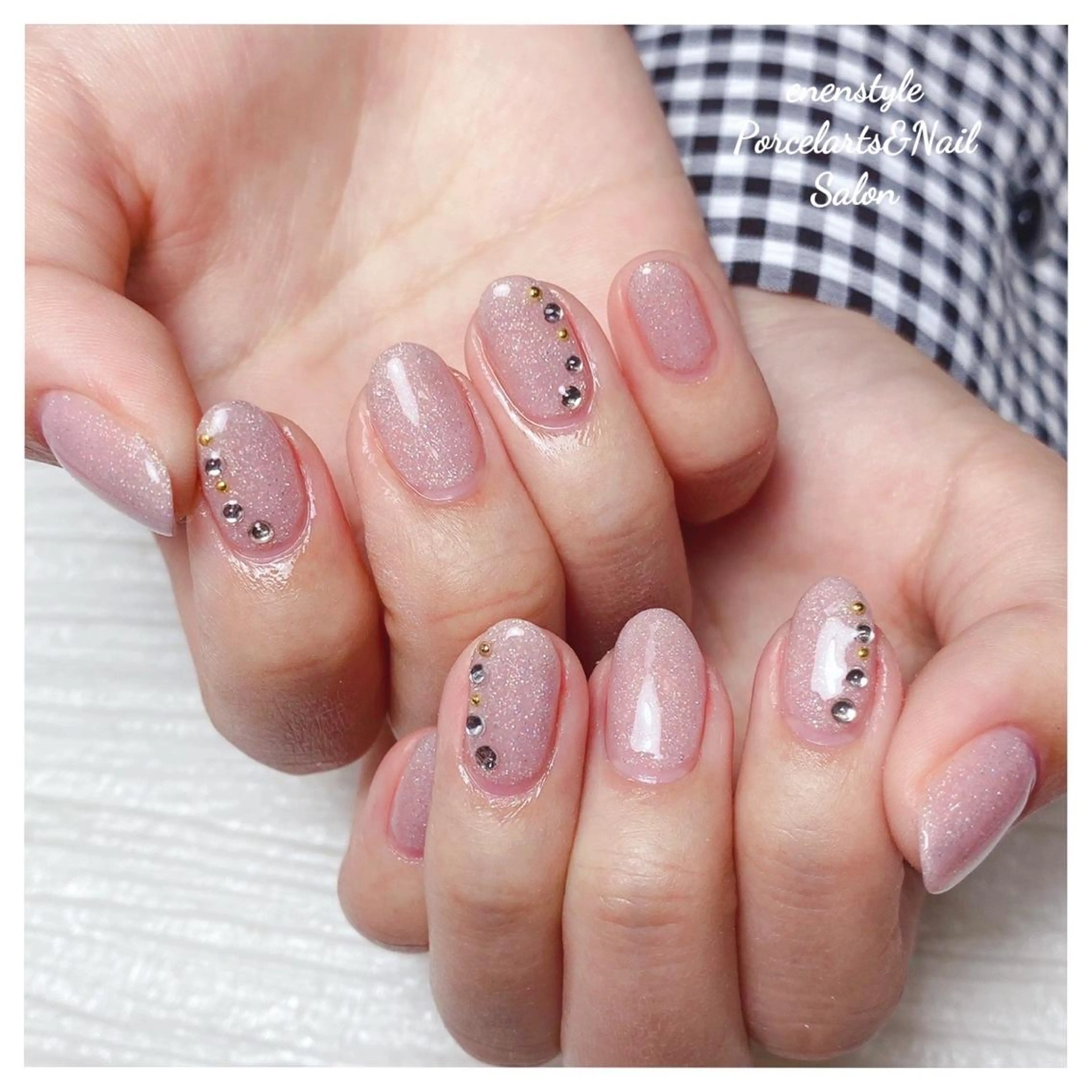 ミディアム ネイル 👑enen style👑のネイルデザイン