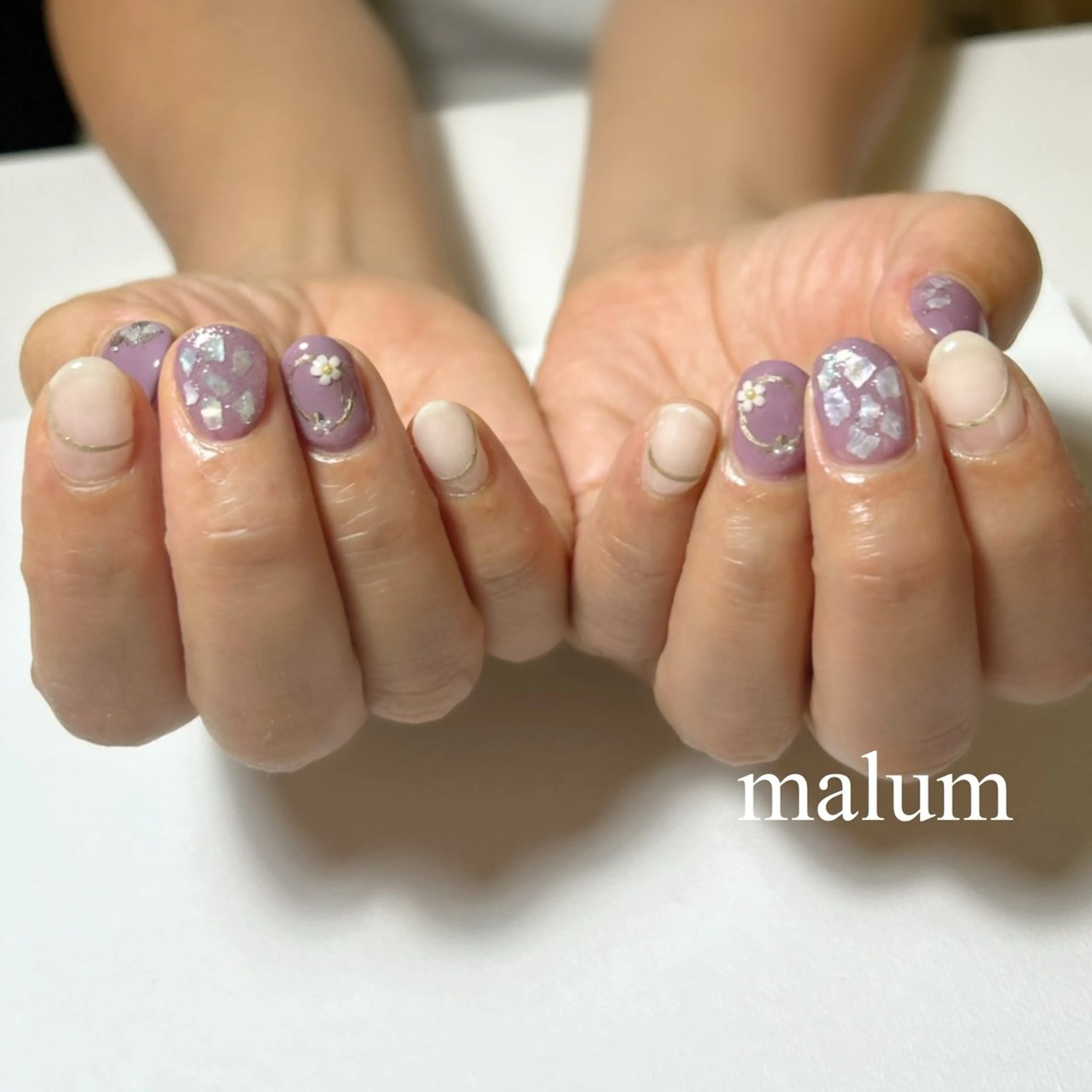ネイル ハンドネイル malum nailのネイルデザイン