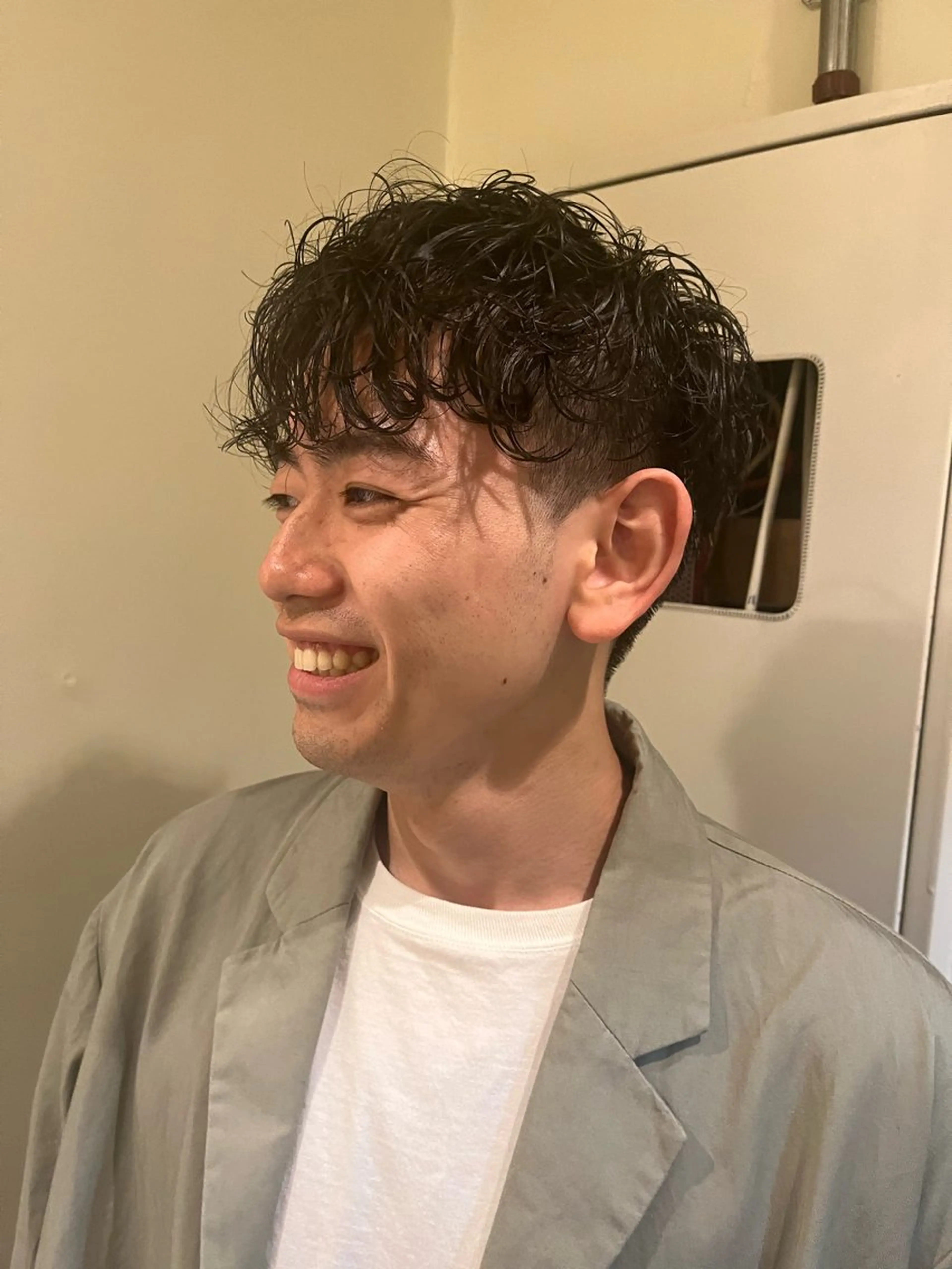 ✨メンズおすすめ✨《カット+高濃度炭酸ヘッドスパ》/ショートヘア/耳だしマッシュ/コンマヘアの写真