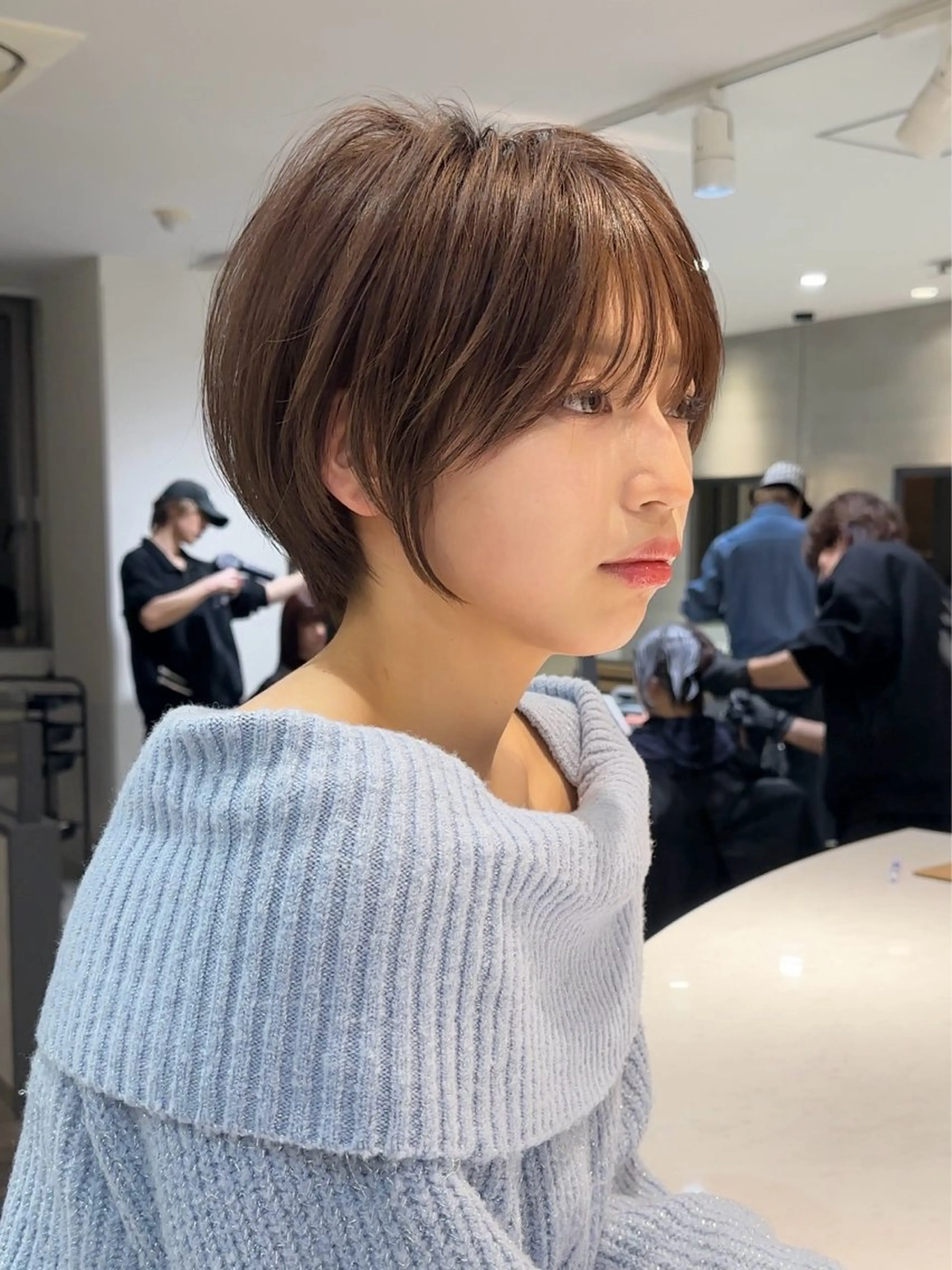 ショート カット ヘアカラー トリートメント _WHITE所属・石川直樹 似合わせカット✨のヘアスタイル