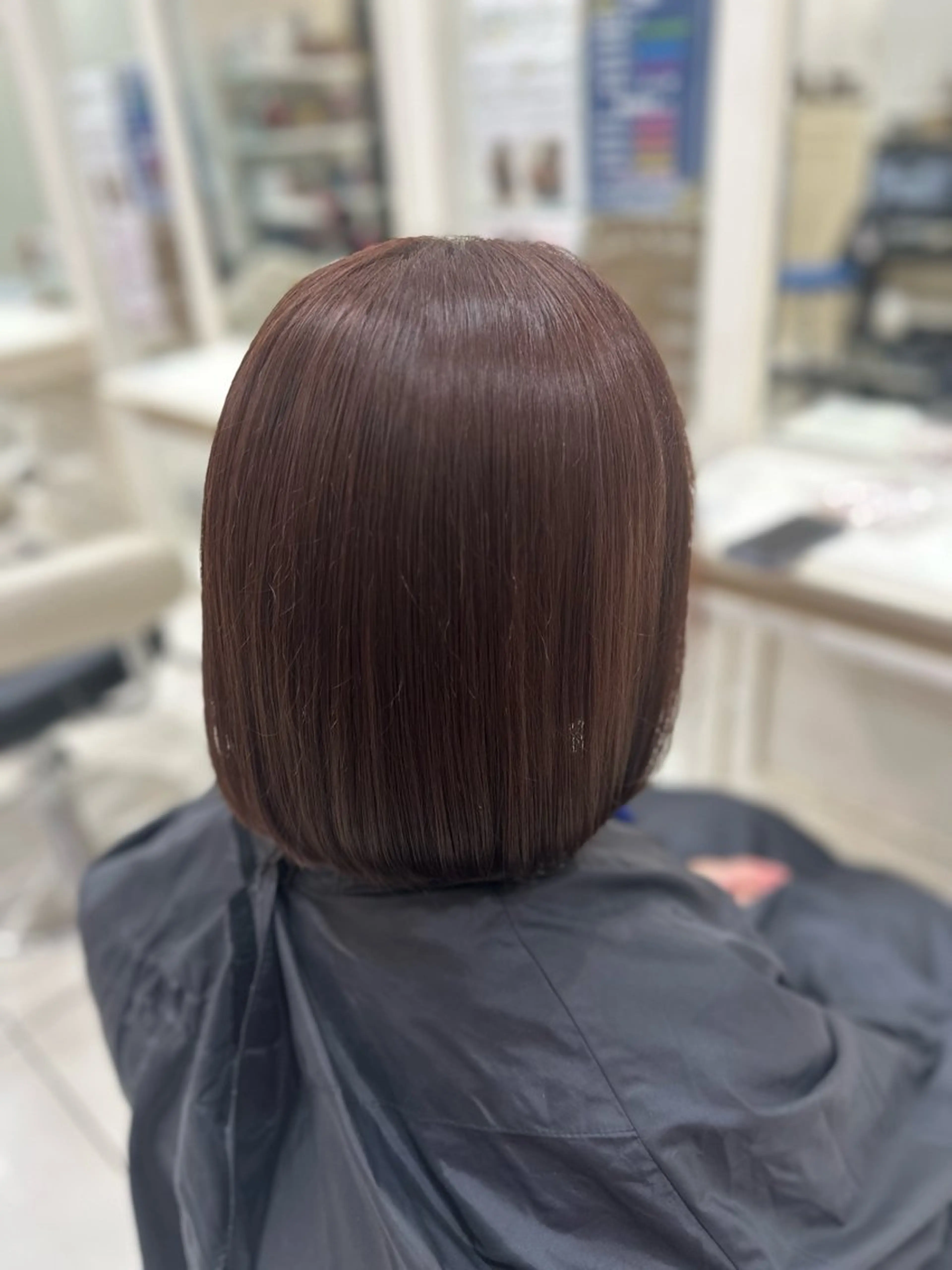 カラー ブリーチ ブラウンカラー レッドカラー 🌺Ash志木南口店 🌺武藤夏海のヘアスタイル