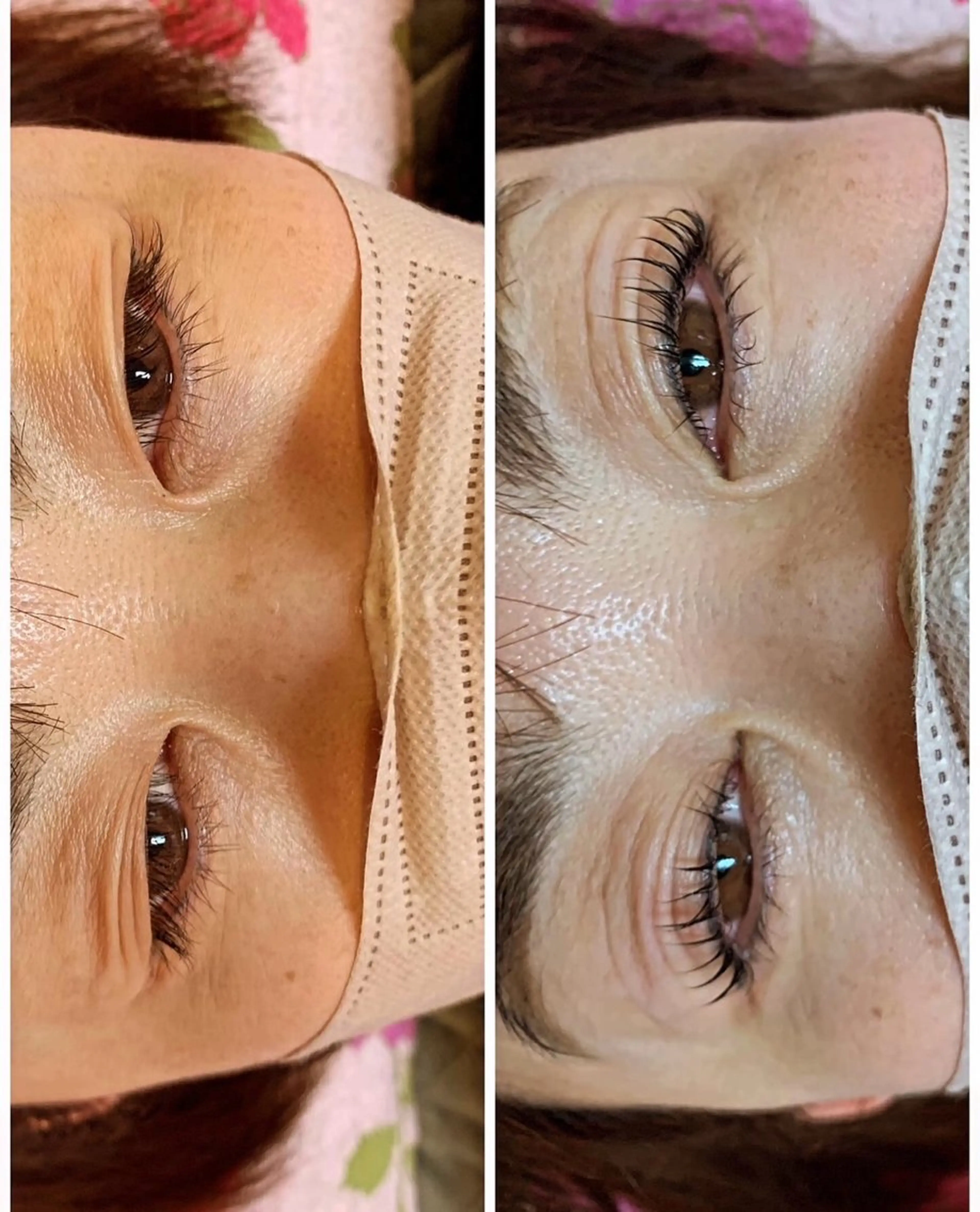 【マスカラパーマ】ティント(ブラックのみ)➕まつ毛パーマ(お好きなラッシュリフト)下まつ毛もティント希望があればサービスの写真