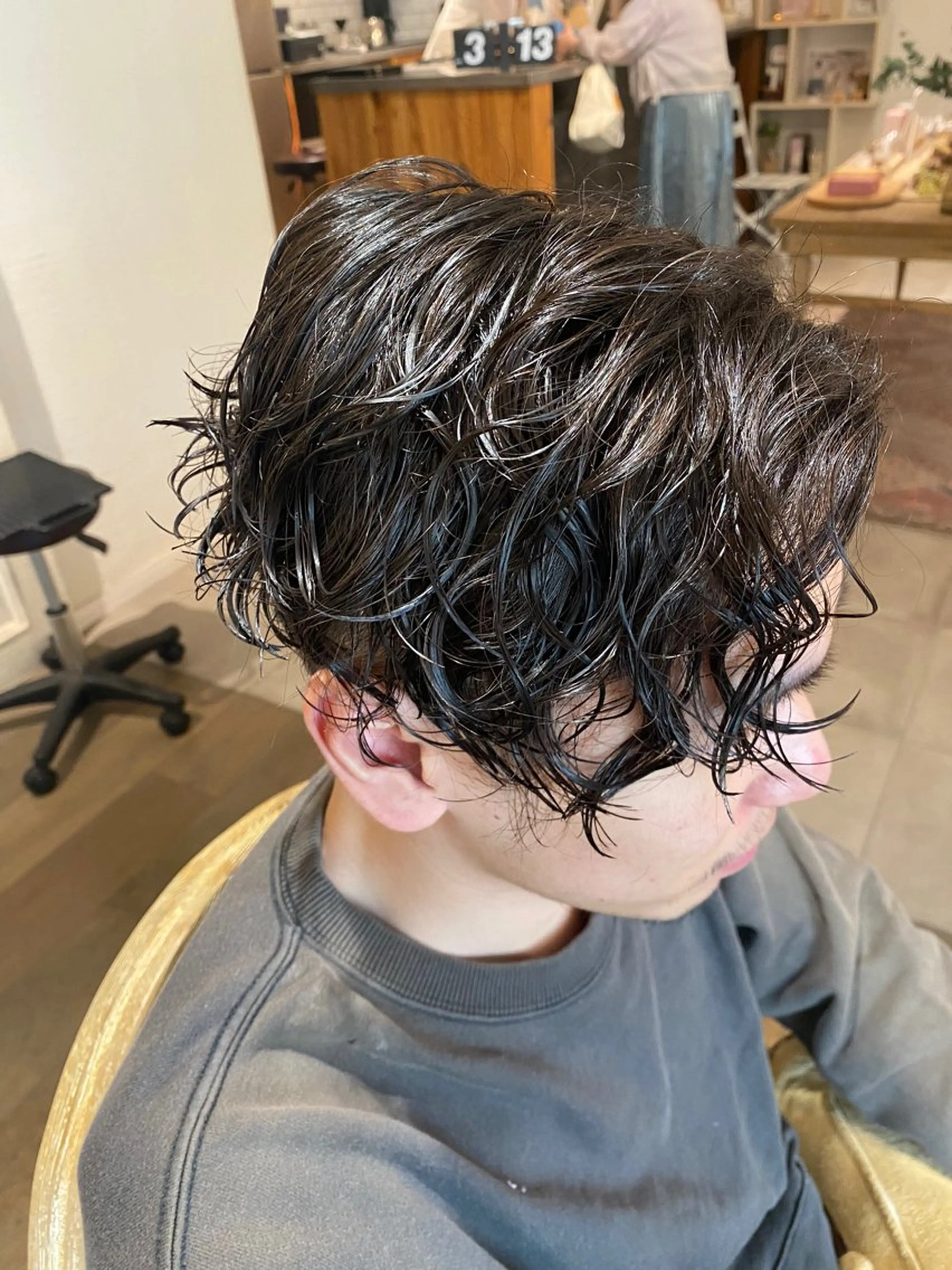 パーマ メンズ メンズパーマ カット パーマ Hope's by diar所属・mai🤍透明感/ 縮毛矯正/藤沢のヘアスタイル