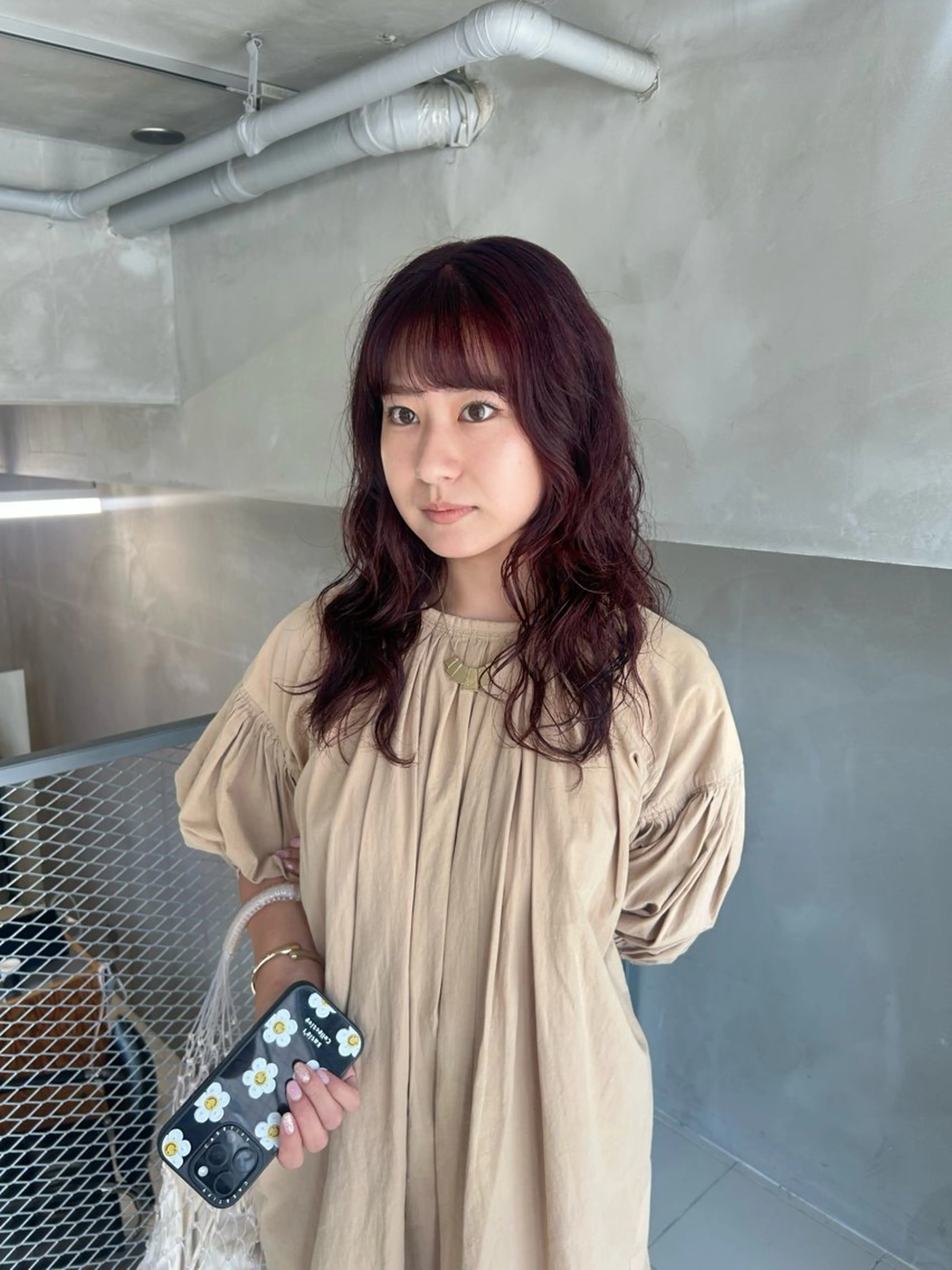 セミロング パーマ bob/ aoiのヘアスタイル