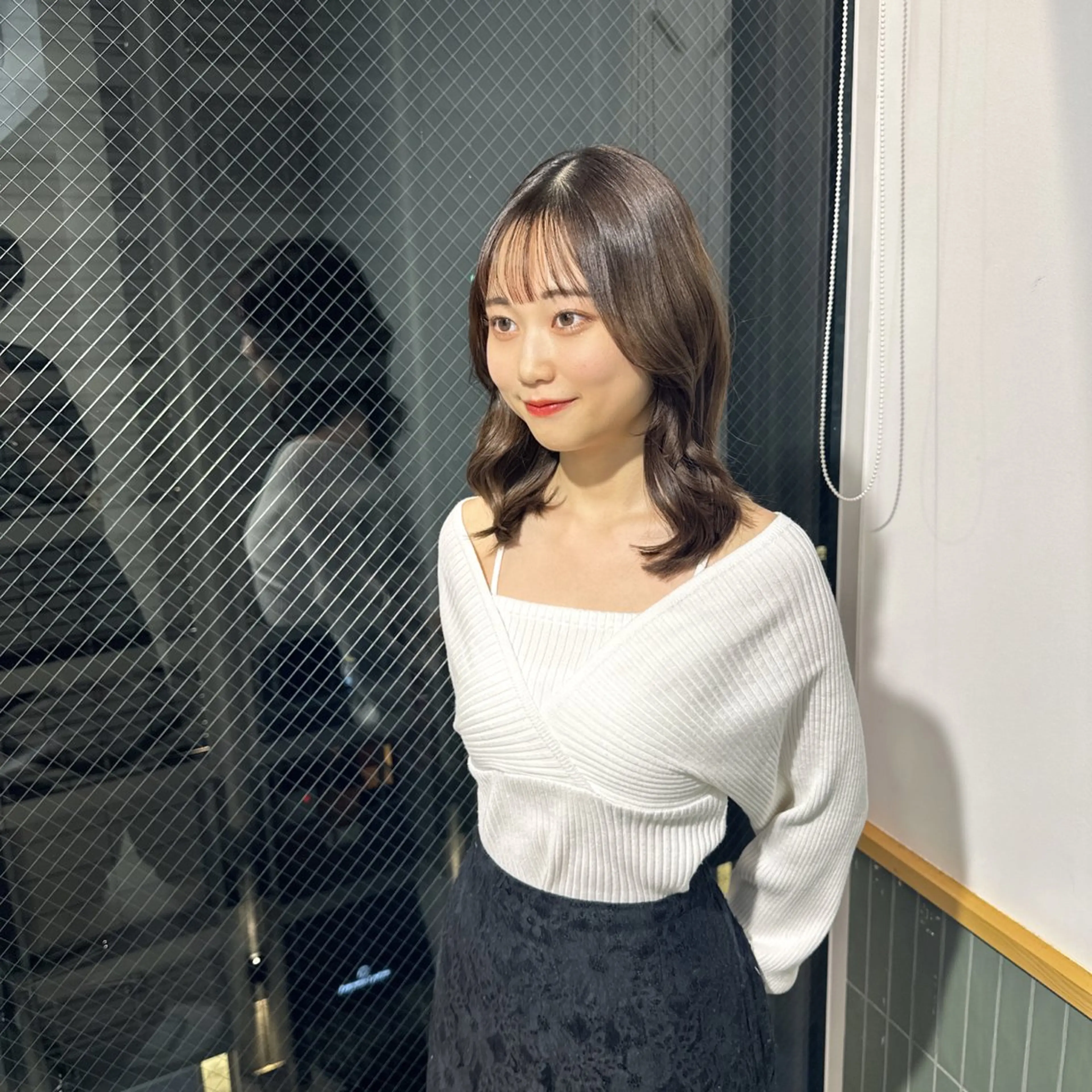 ミディアム カラー カット ヘアカラー トリートメント ブリーチなし/レイヤ ー特化🌈Tommyのヘアスタイル