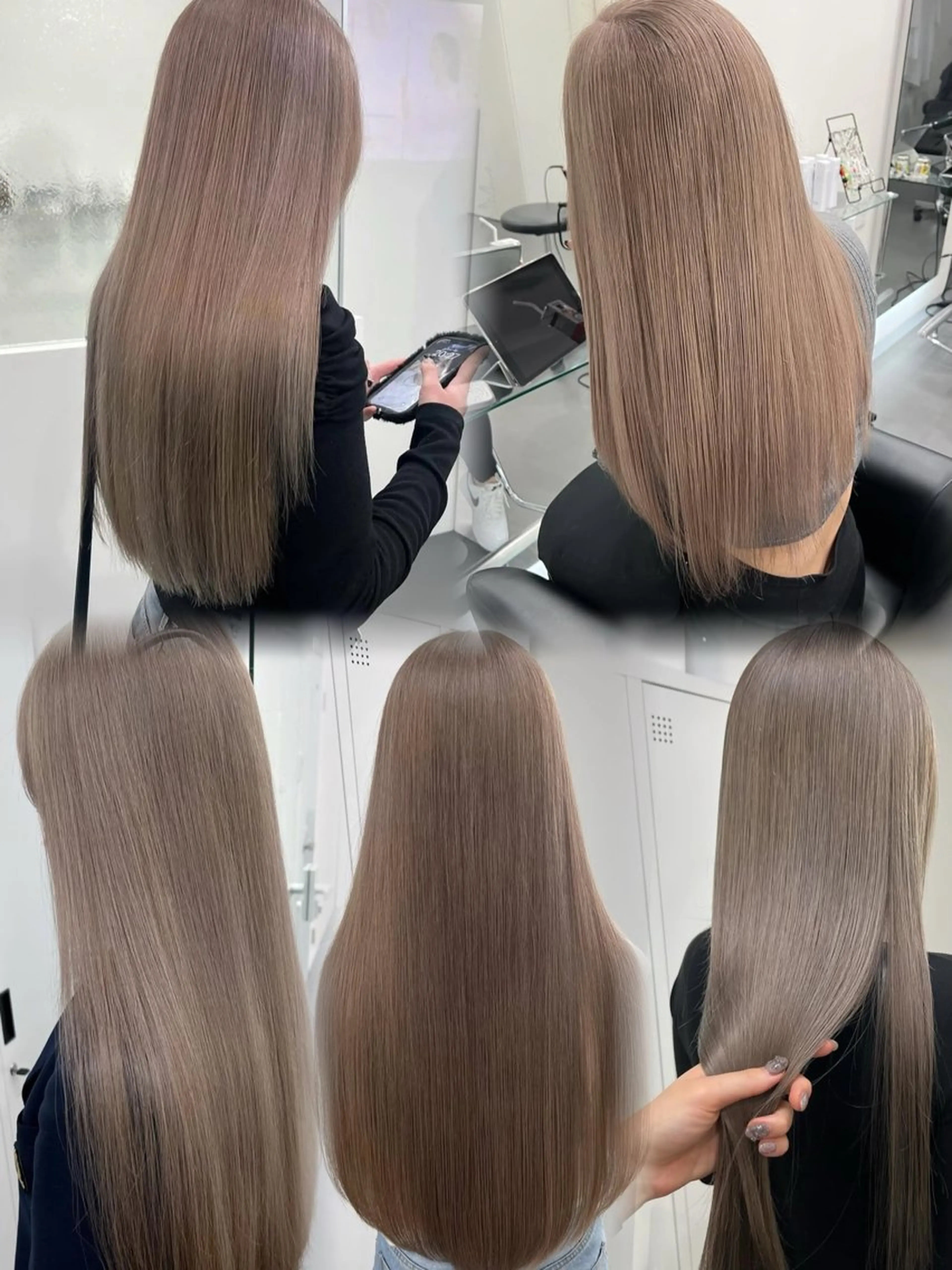 カラー レイヤーカット/韓国 /縮毛矯正/amiのヘアスタイル