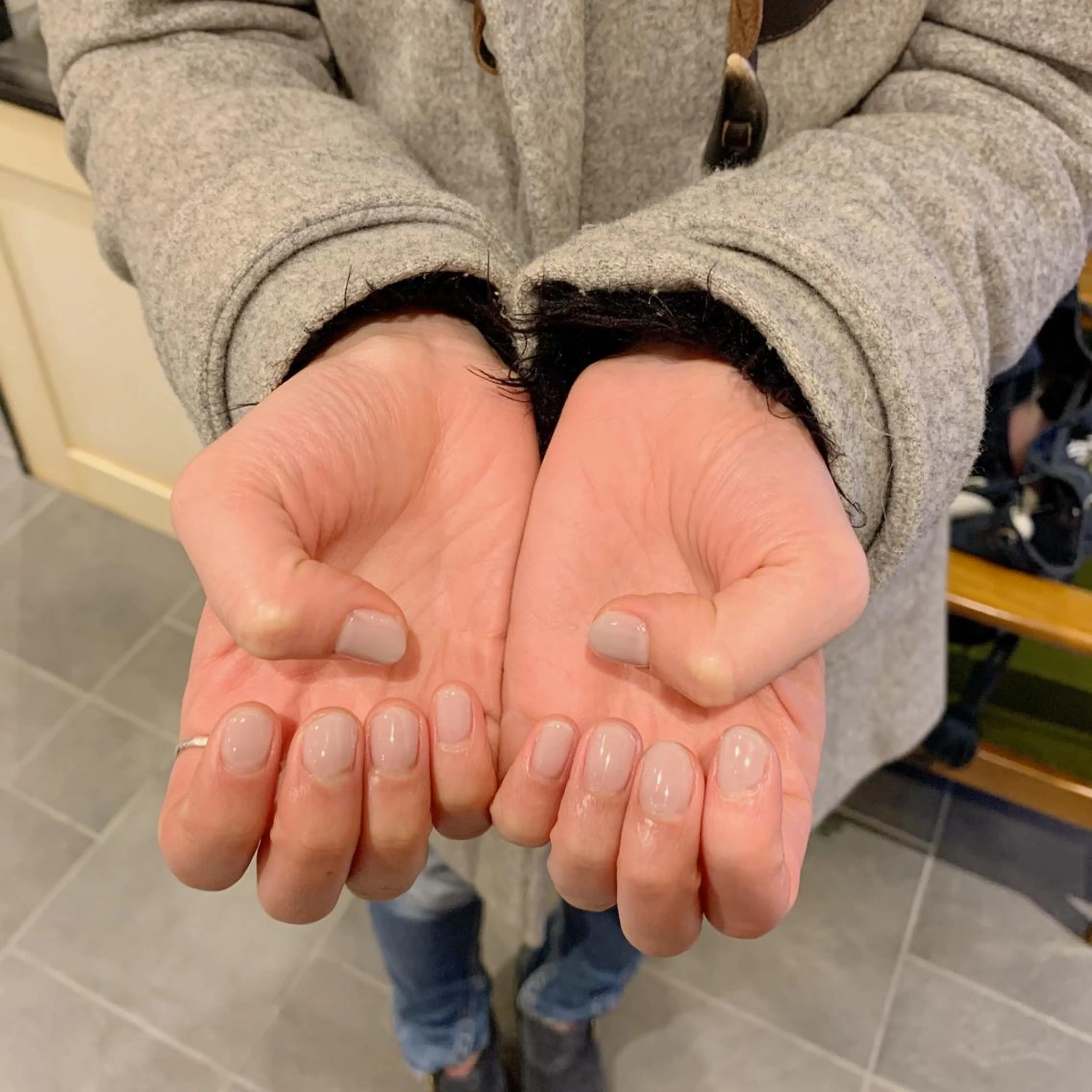 ネイル ジェルネイル ワンカラーネイル パラジェル 鈴木 里奈のネイルデザイン