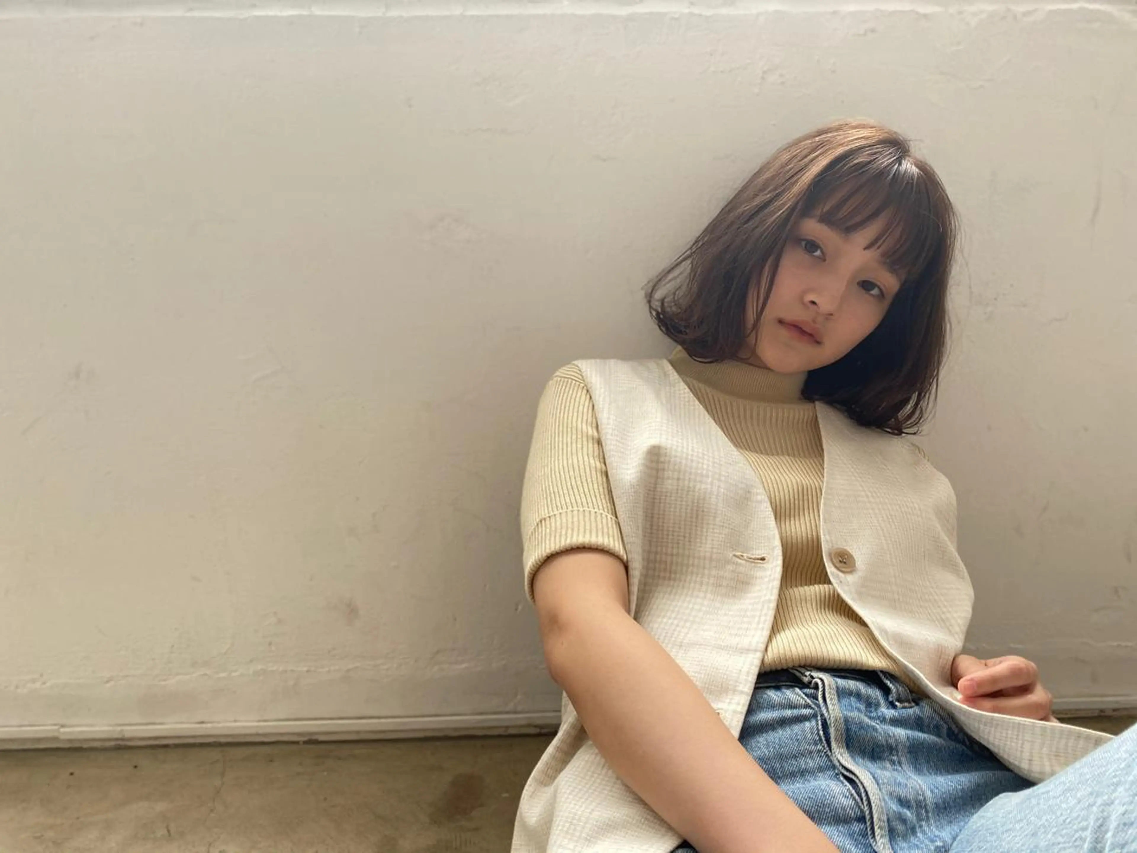 ミディアム カラー 🌱加藤　胡太郎 /艶髪ストレート🌱のヘアスタイル