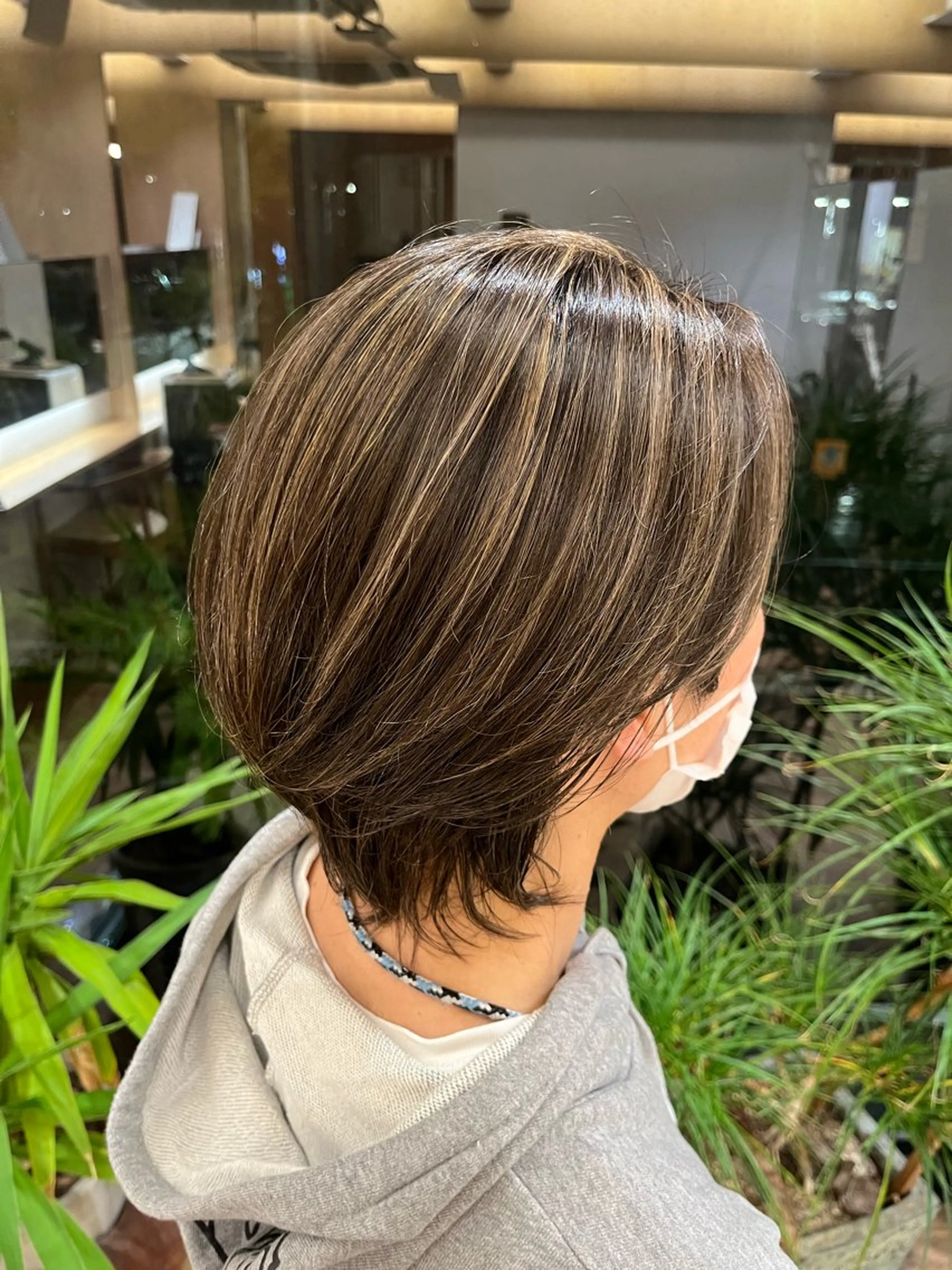 カラー ハイライトカラー ひなた /鎌倉美容室のヘアスタイル