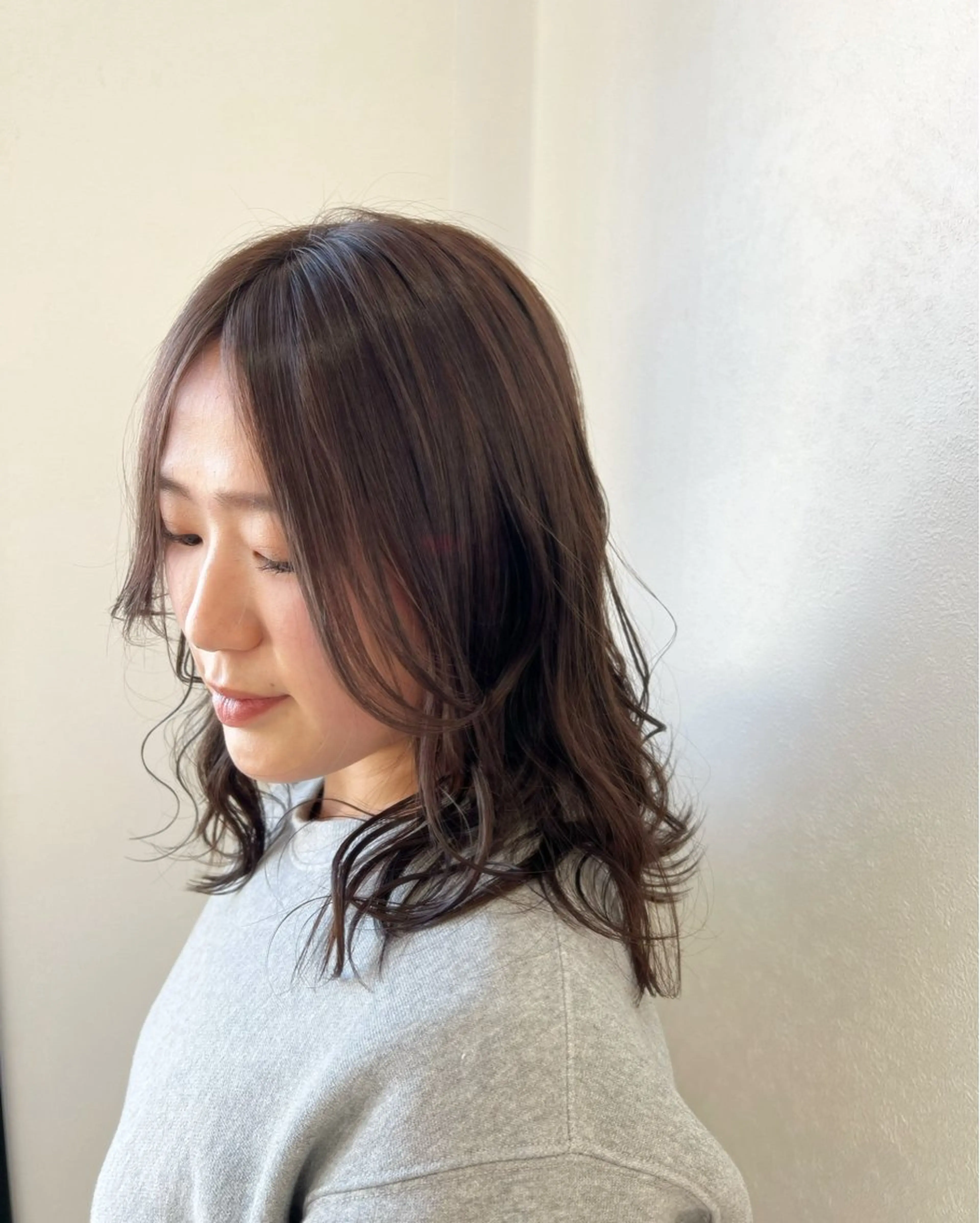 ミディアム カラー カット トリートメント 鈴木 拓海のヘアスタイル