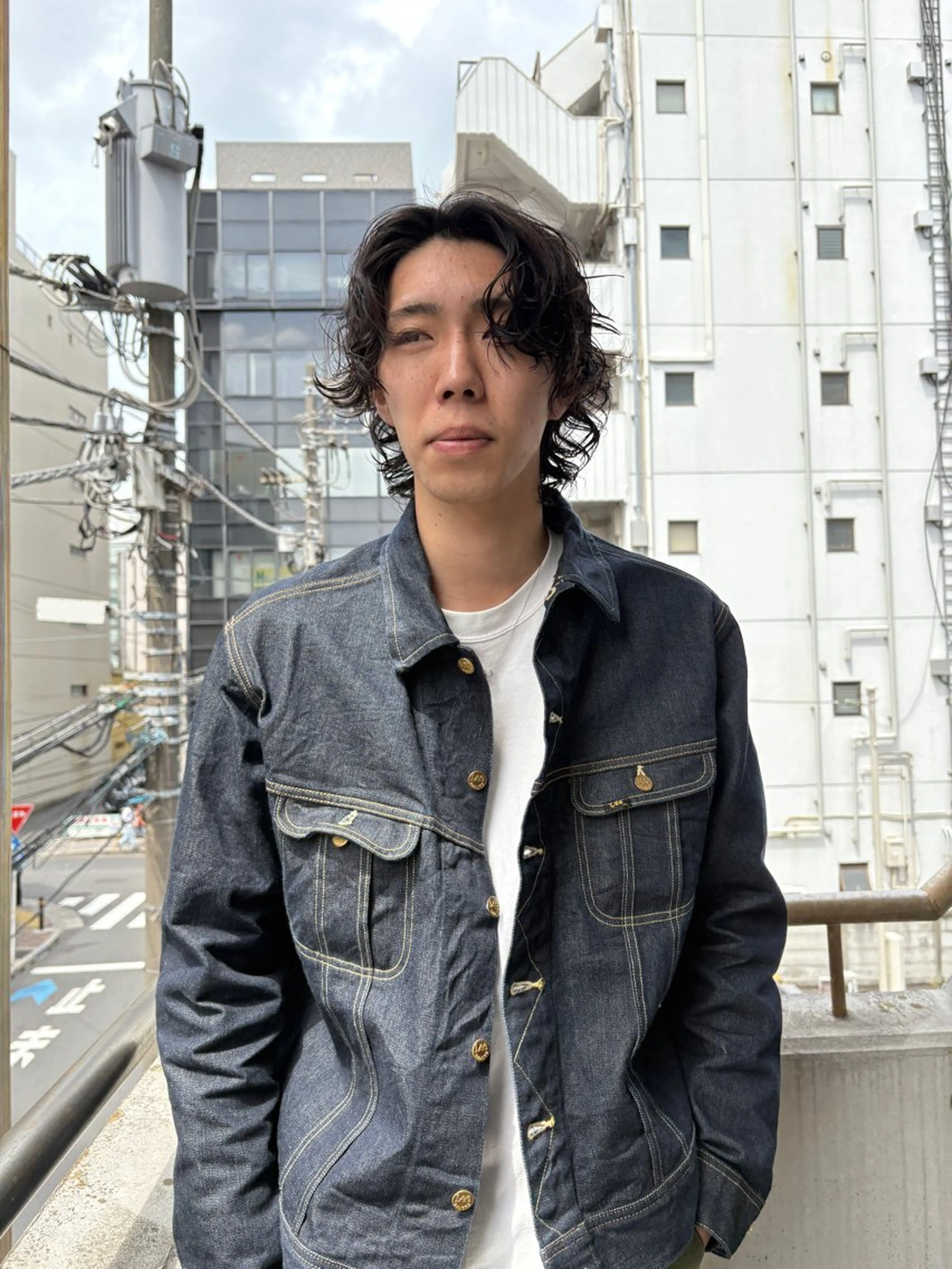 ミディアム パーマ メンズ パーマ/メンズパーマ /ボブパーマ/HYOのヘアスタイル