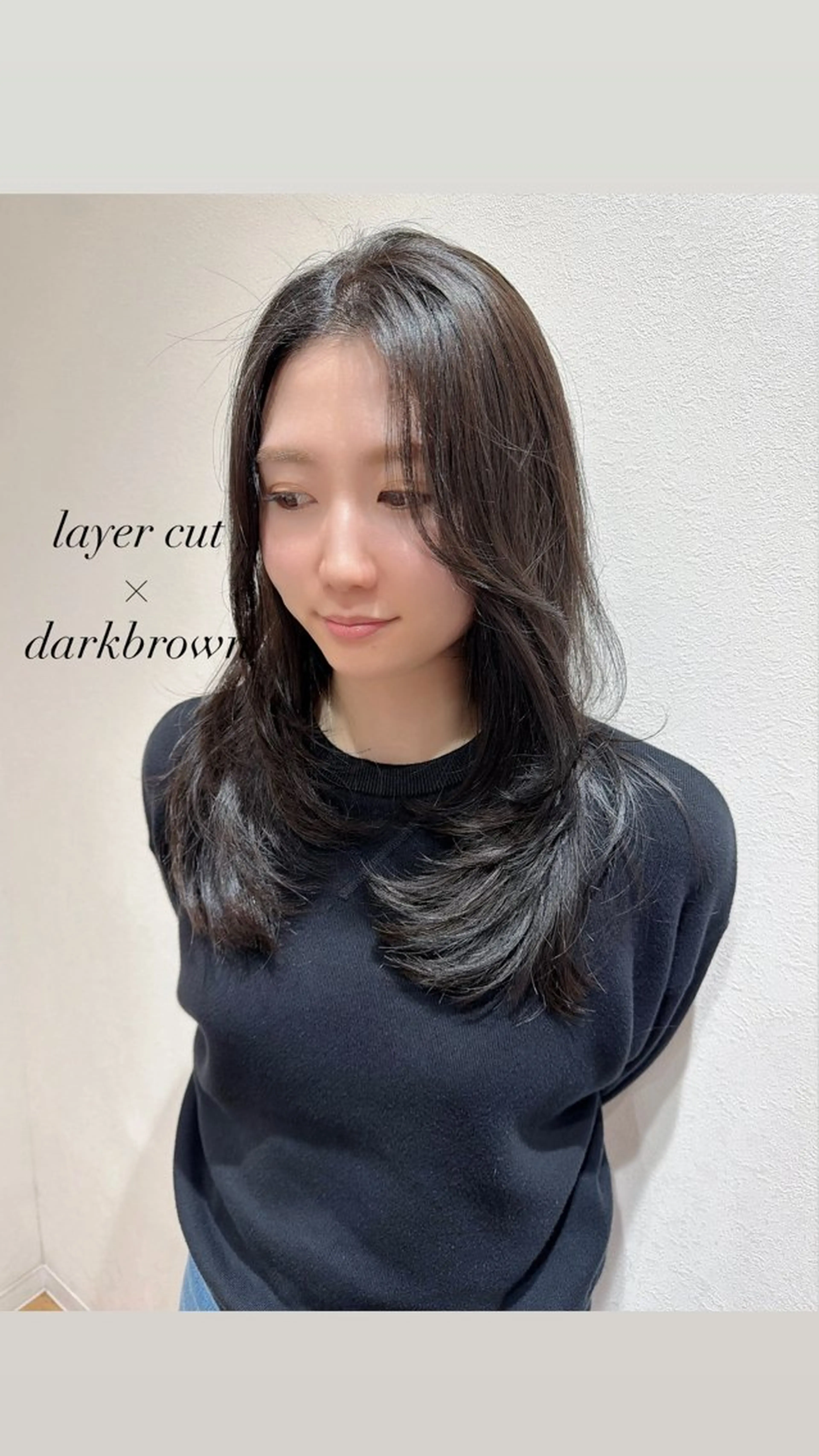 ロング カラー レイヤーカット つくば 【Ciqi】 あくつのヘアスタイル
