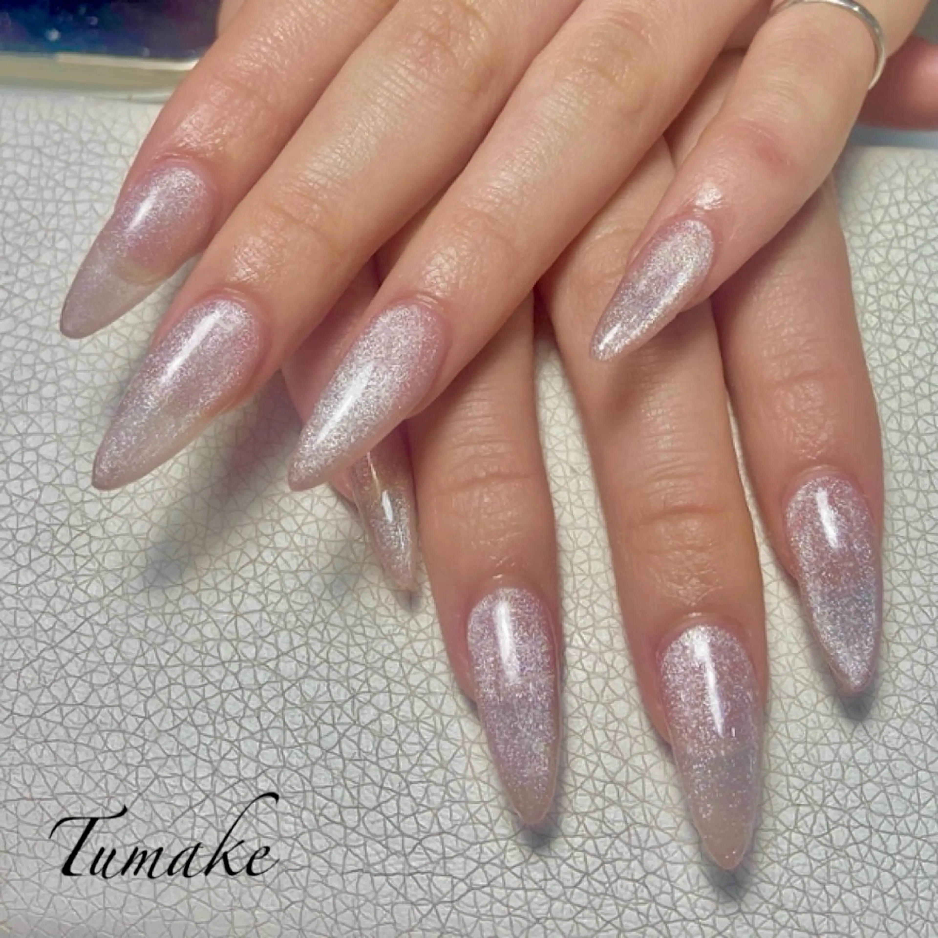 ▫︎ マグネット／オーロラネイル（オフ込み）フィルイン施術の写真