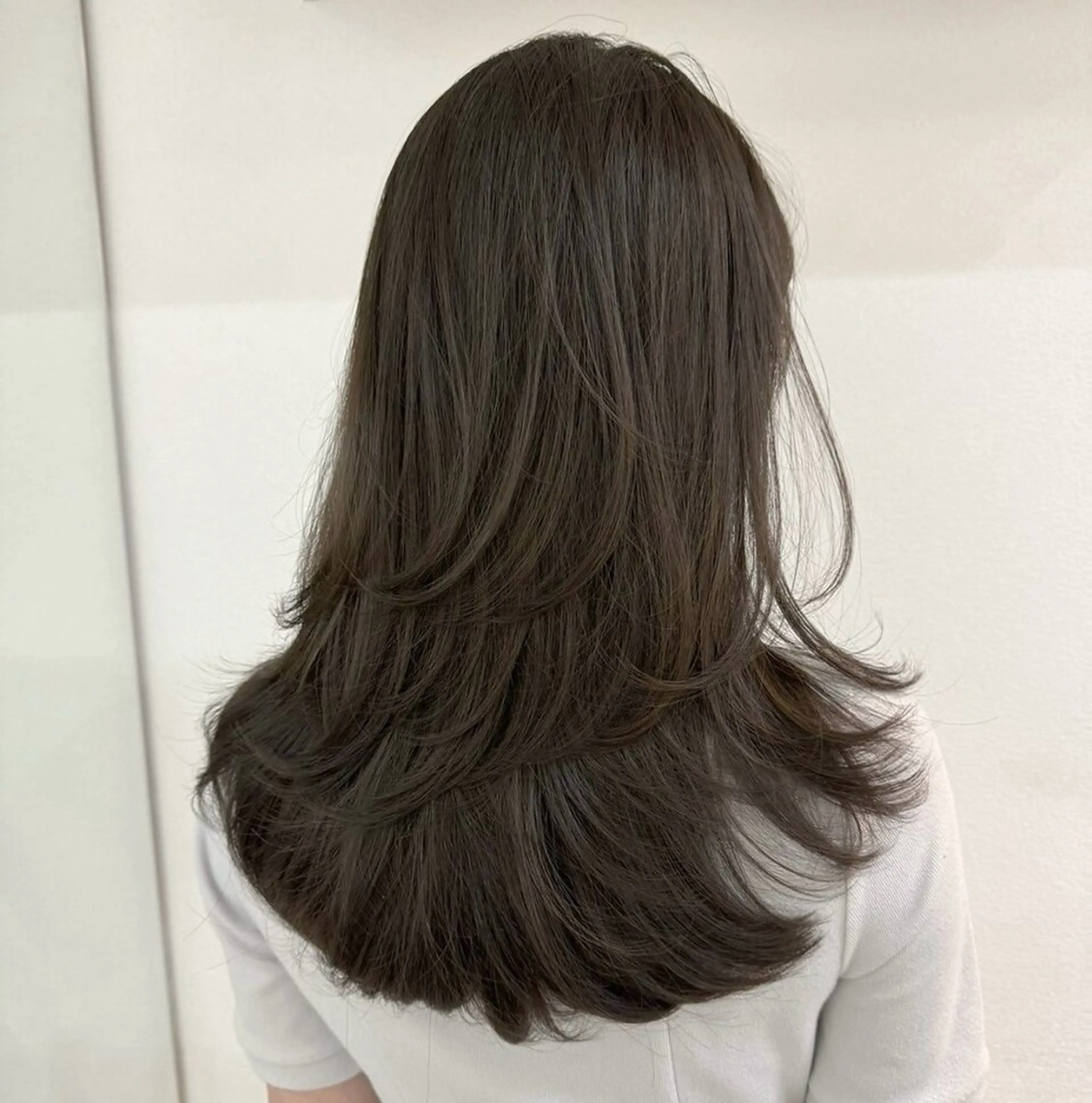 セミロング カラー カット ヘアカラー 【韓国風、透明感】 韓国風⭐️新海龍哉のヘアスタイル