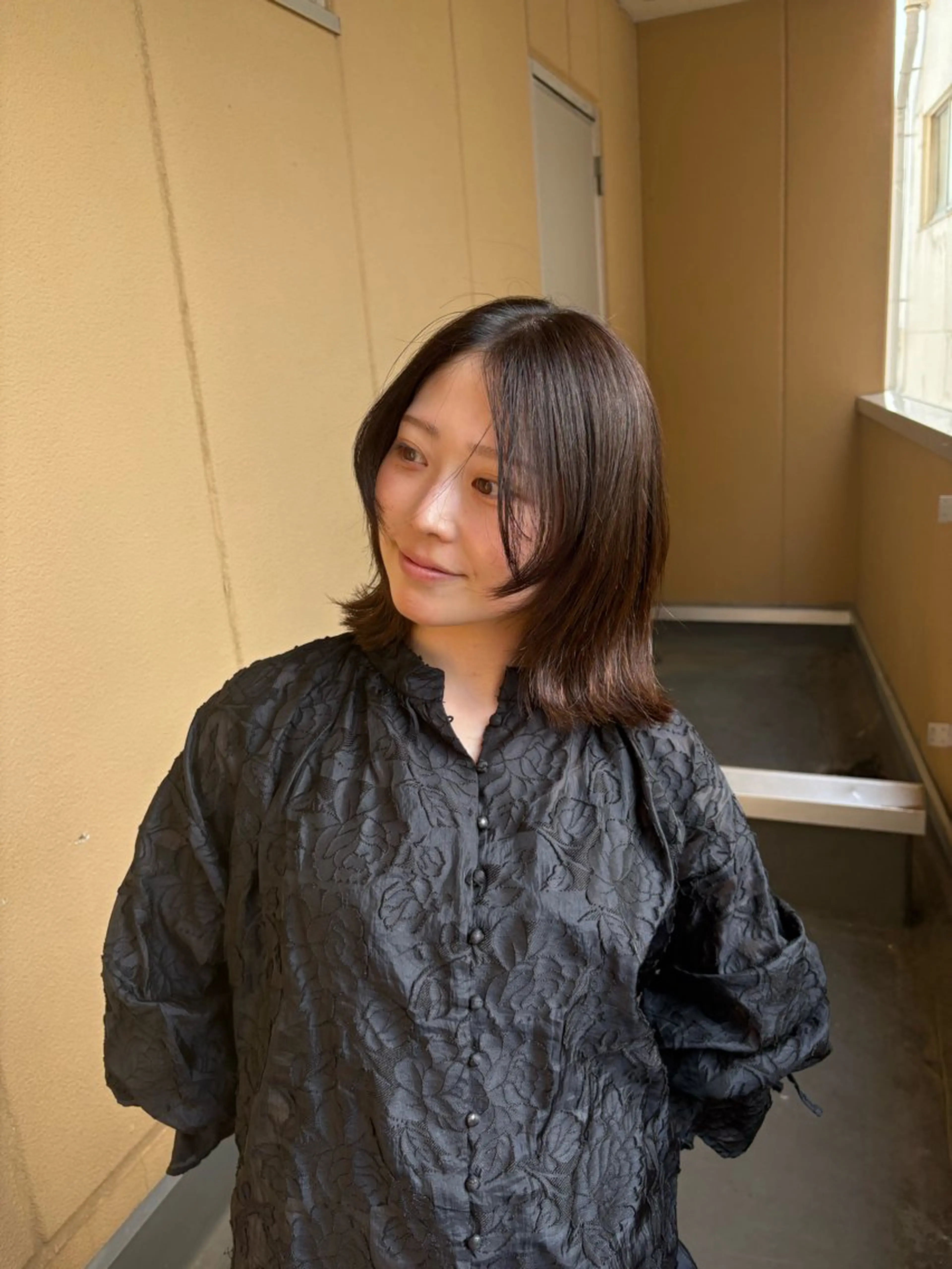 ミディアム カット tokute 片岡心🐥のヘアスタイル